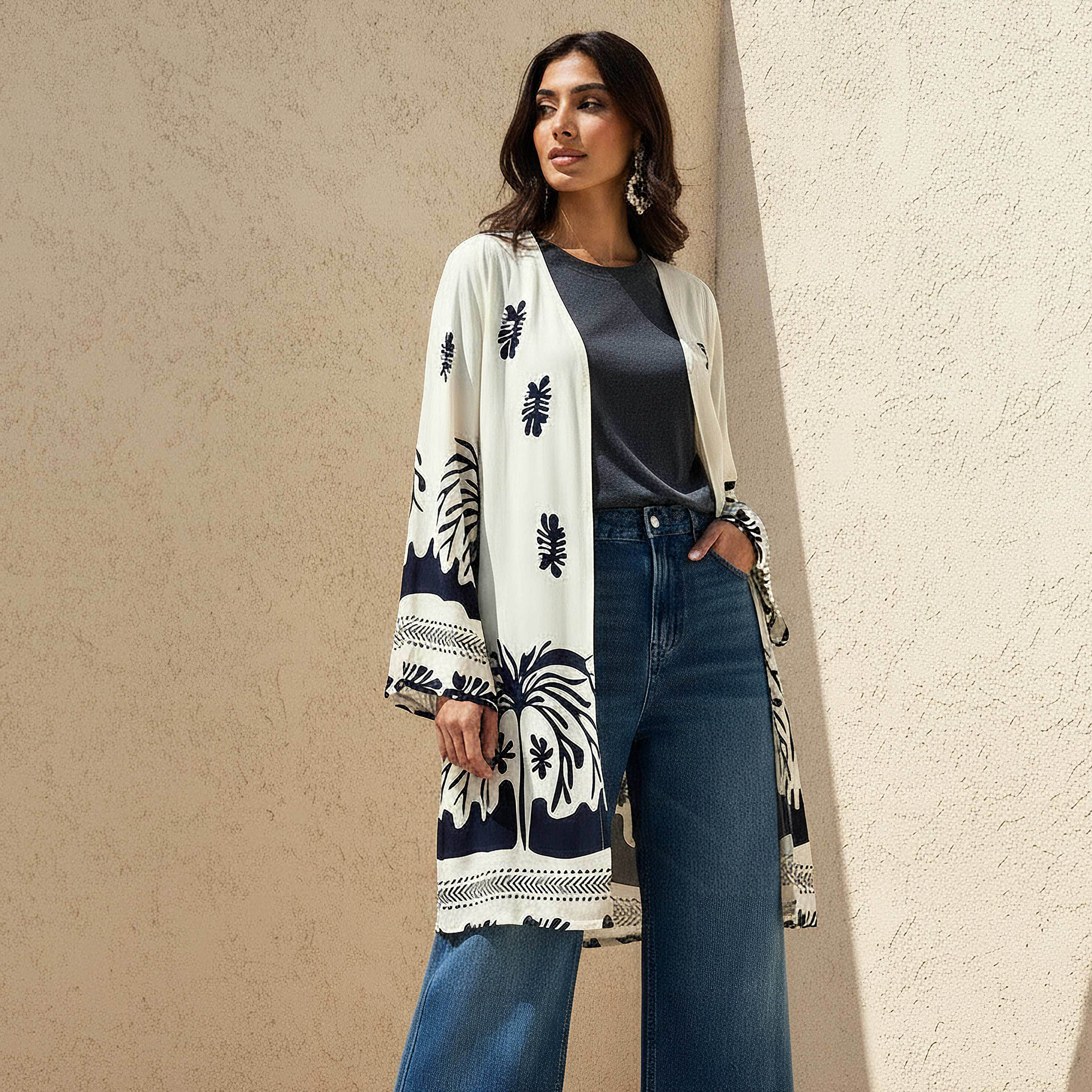 Viscose Kimono Shrug Printed-women-clothing-shirtsandblouses-blouses-image-1