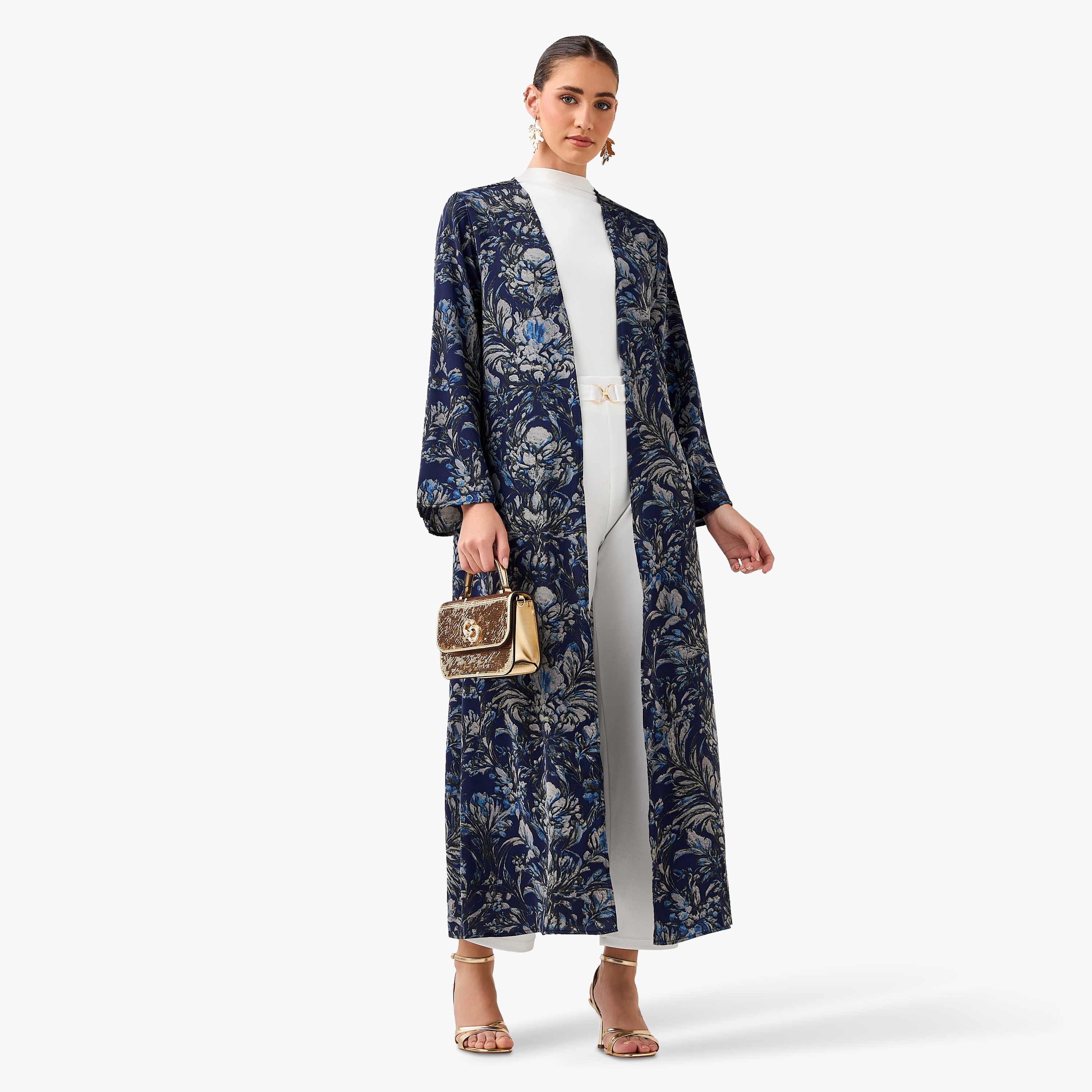 سترة عباية كيمونو بقصّة عادية وطبعات-women-arabicclothing-abayas-image-3