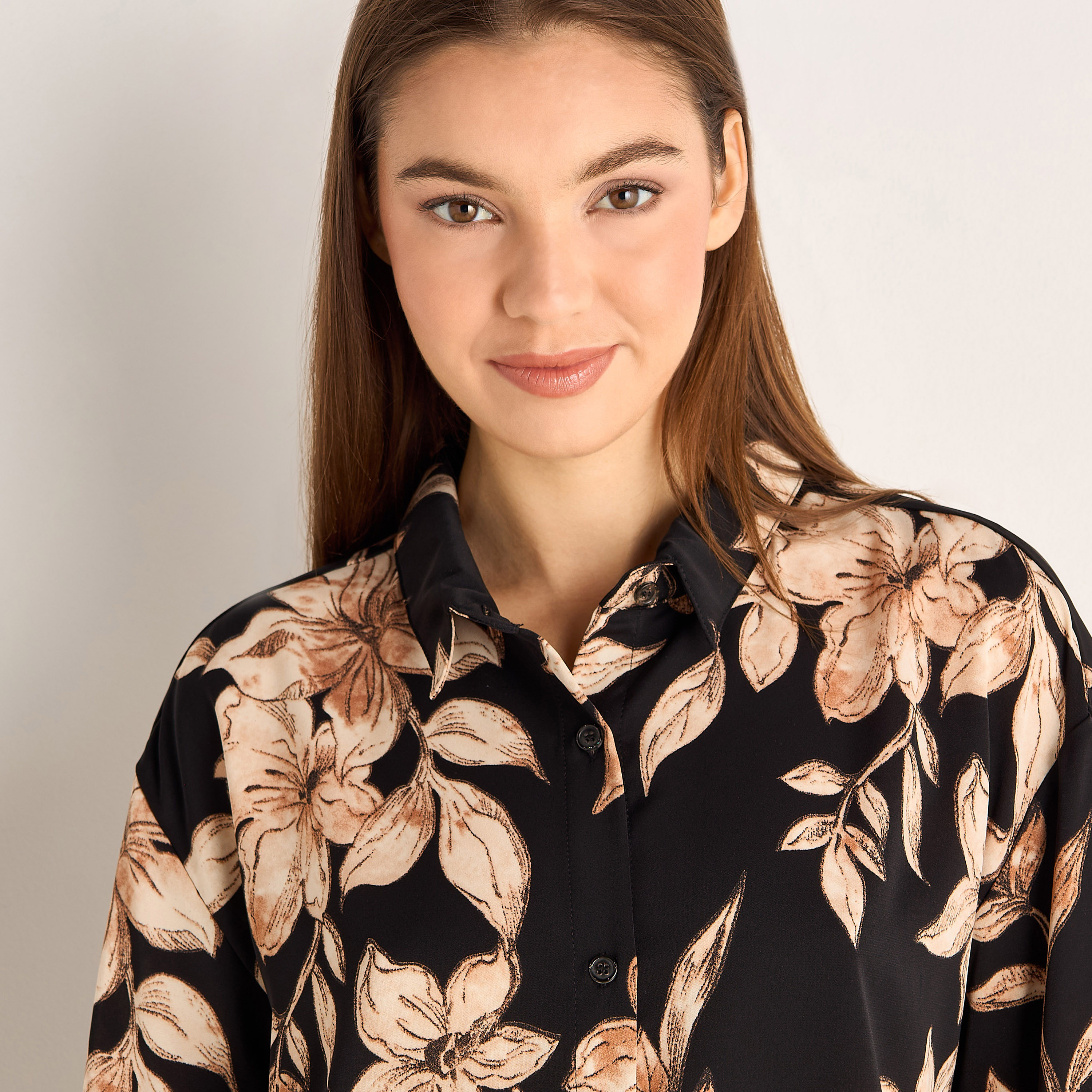 Pyjama Set Button-Down Shirt & Trousers-women-clothing-coordsets-image-6