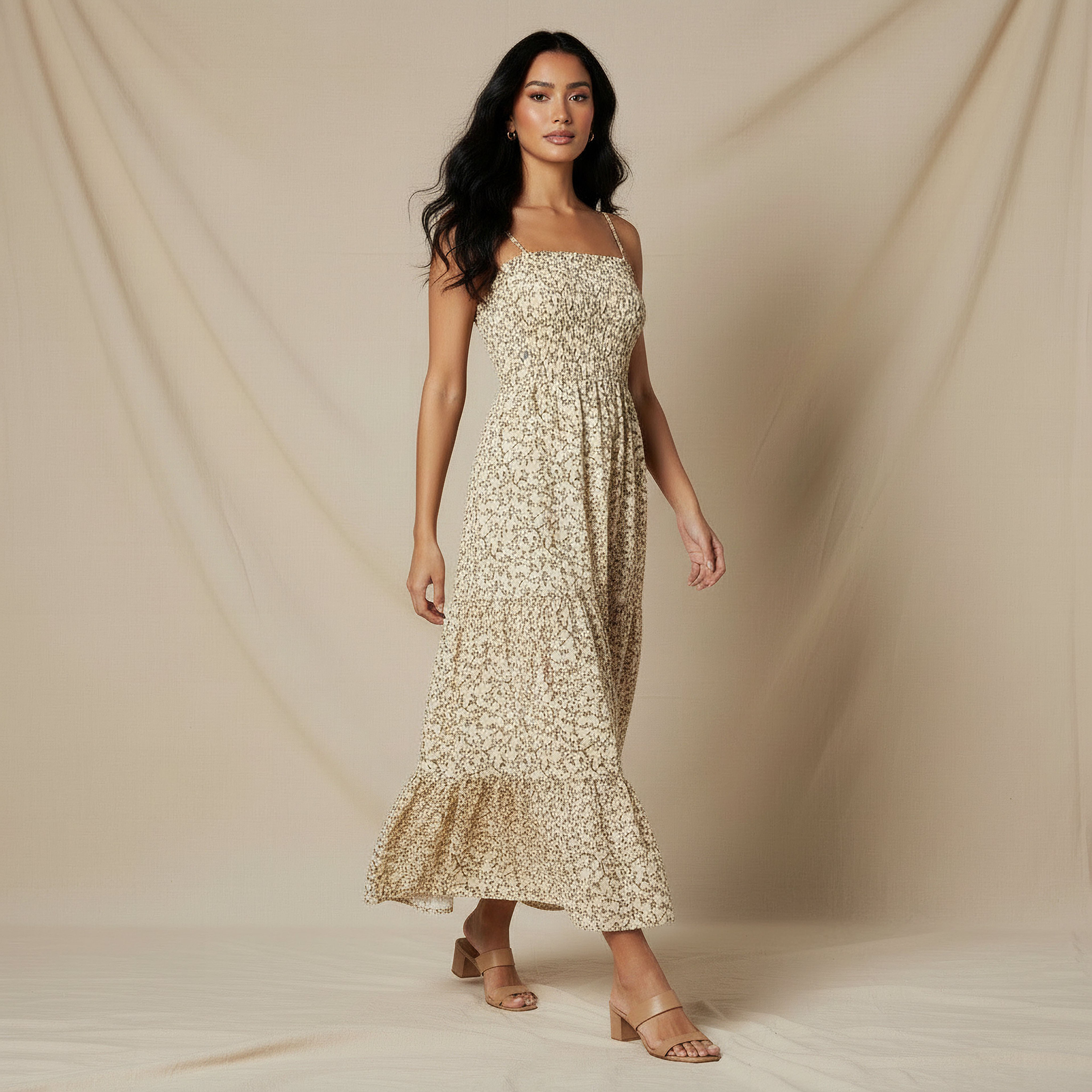 فستان متعدد التصاميم بطبعات زهرية-women-clothing-dresses-image-2