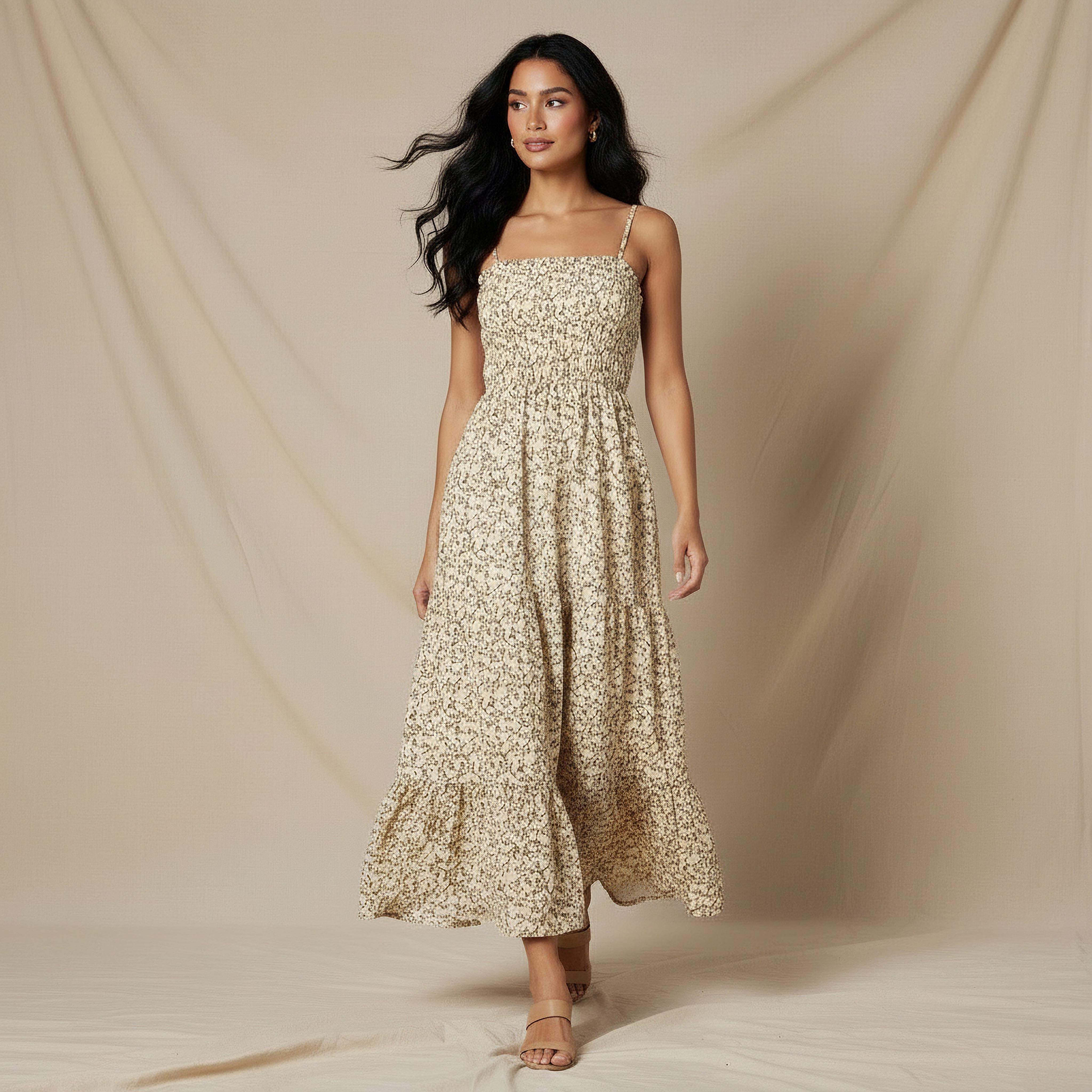 فستان متعدد التصاميم بطبعات زهرية-women-clothing-dresses-image-5