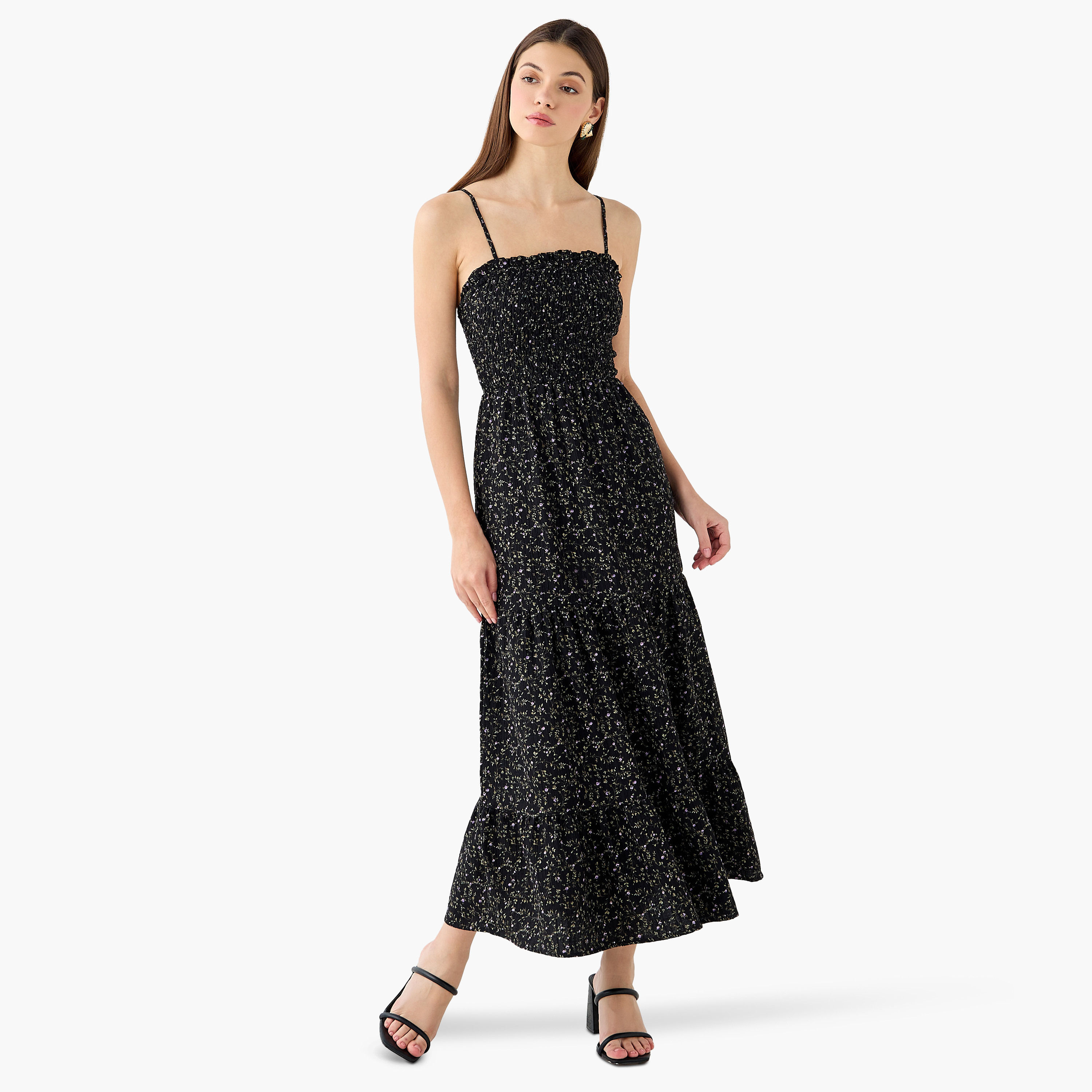 فستان متعدد التصاميم بطبعات زهرية-women-clothing-dresses-image-2