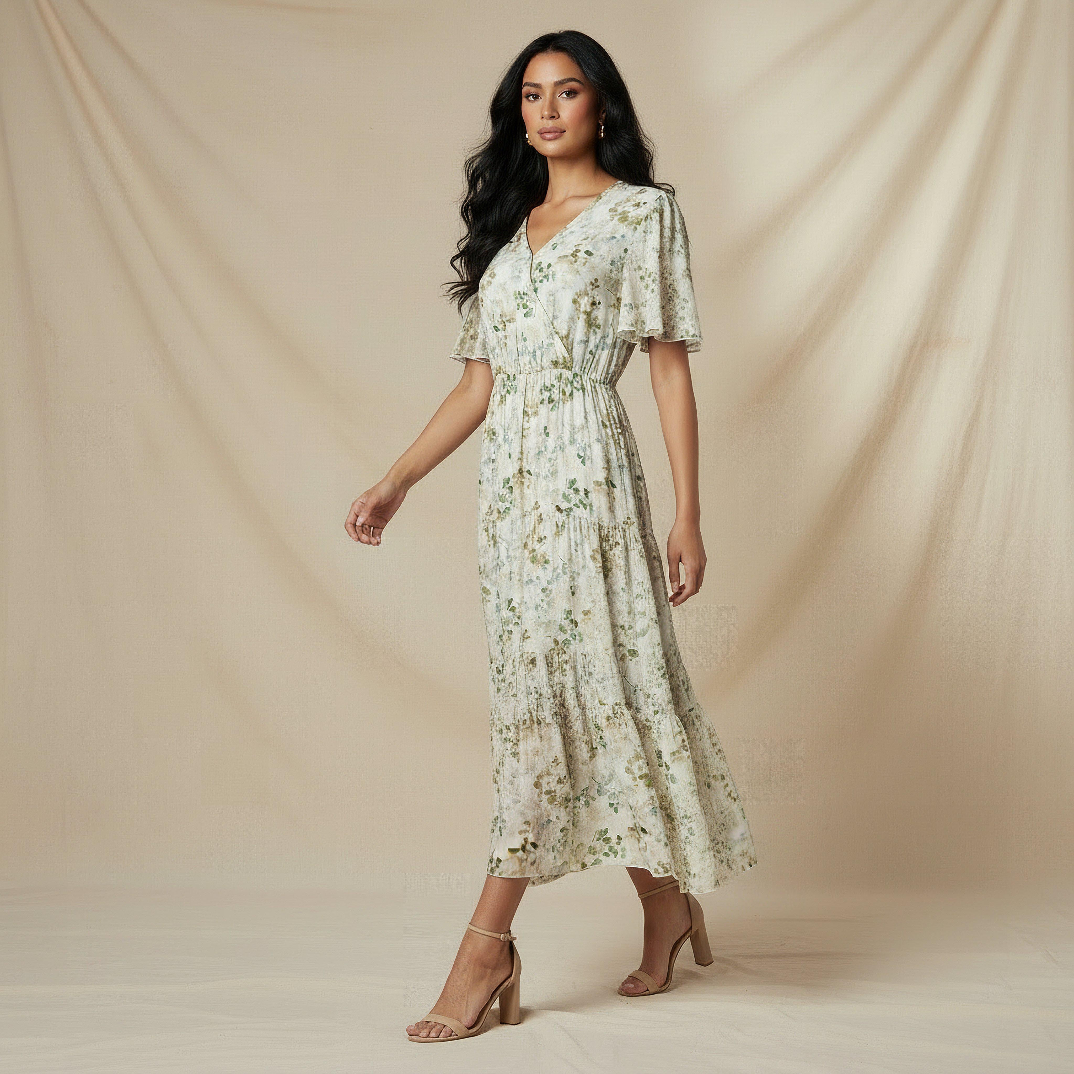 Tiered Midi Viscose Wrap Dress with Floral Print-women-clothing-dresses-image-2