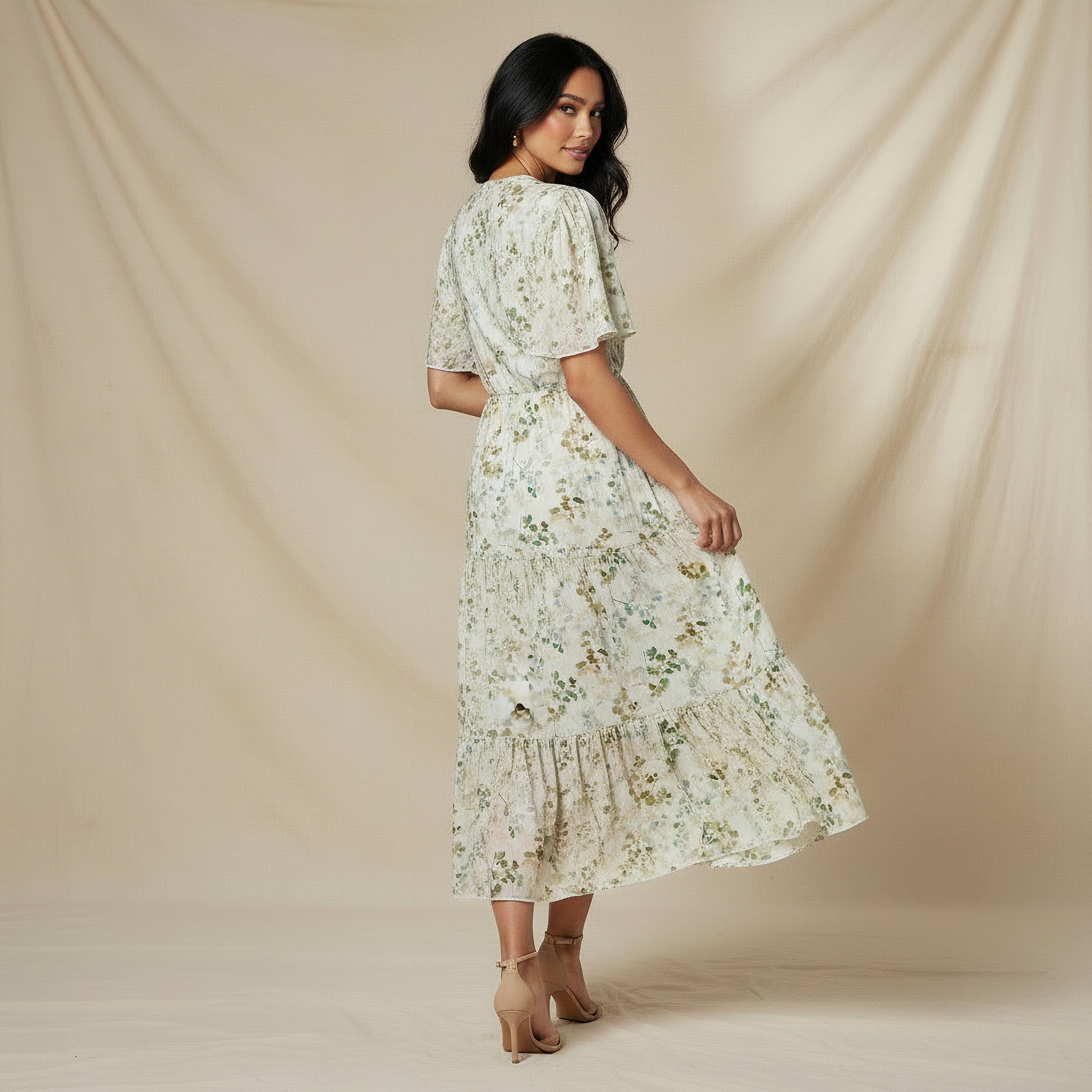 Tiered Midi Viscose Wrap Dress with Floral Print-women-clothing-dresses-image-3