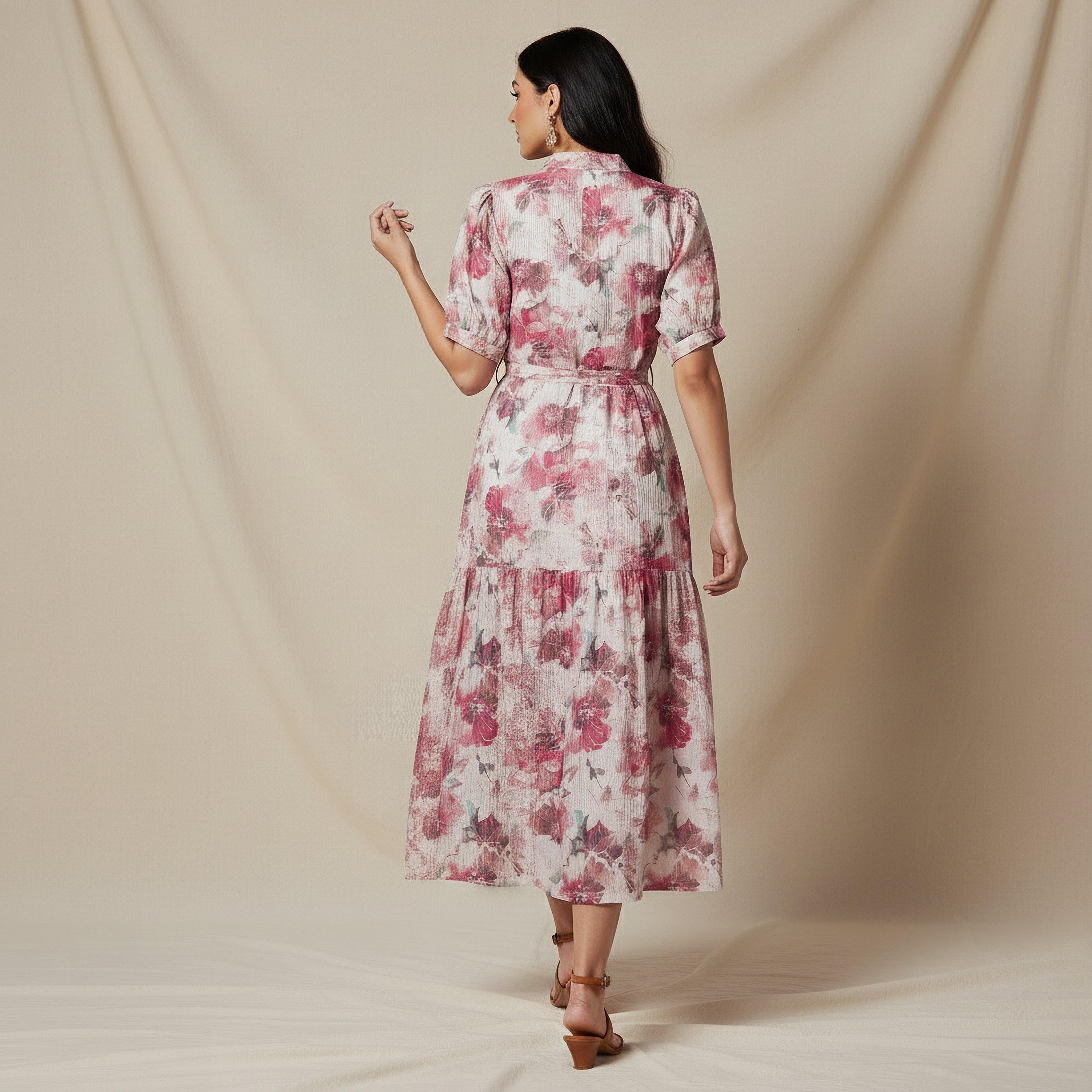 فستان ميدي فيسكوز طبقات بحزام وطبعات-women-clothing-dresses-image-3