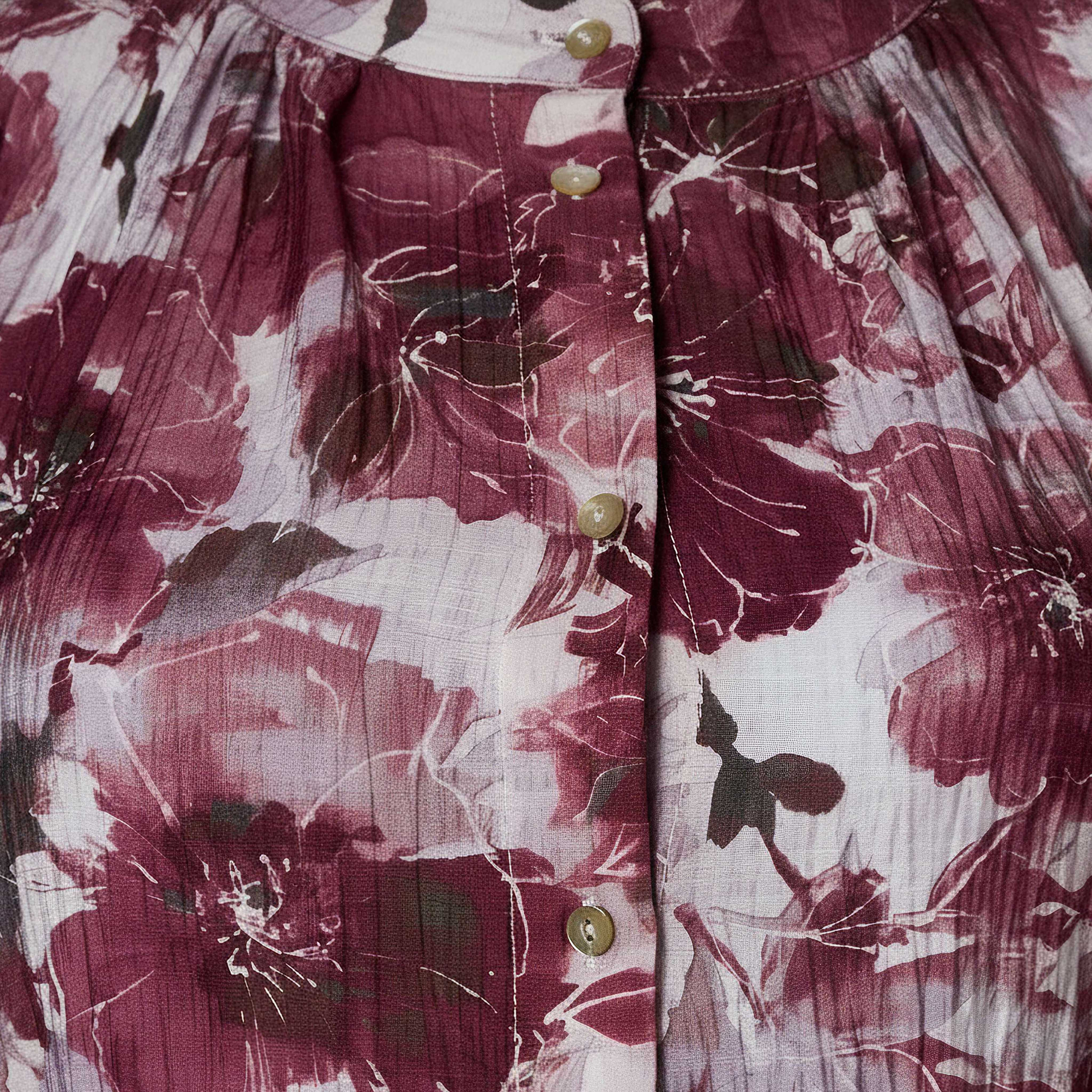 Tiered Midi Viscose Belted Dress with Abstract Print-women-clothing-dresses-image-4
