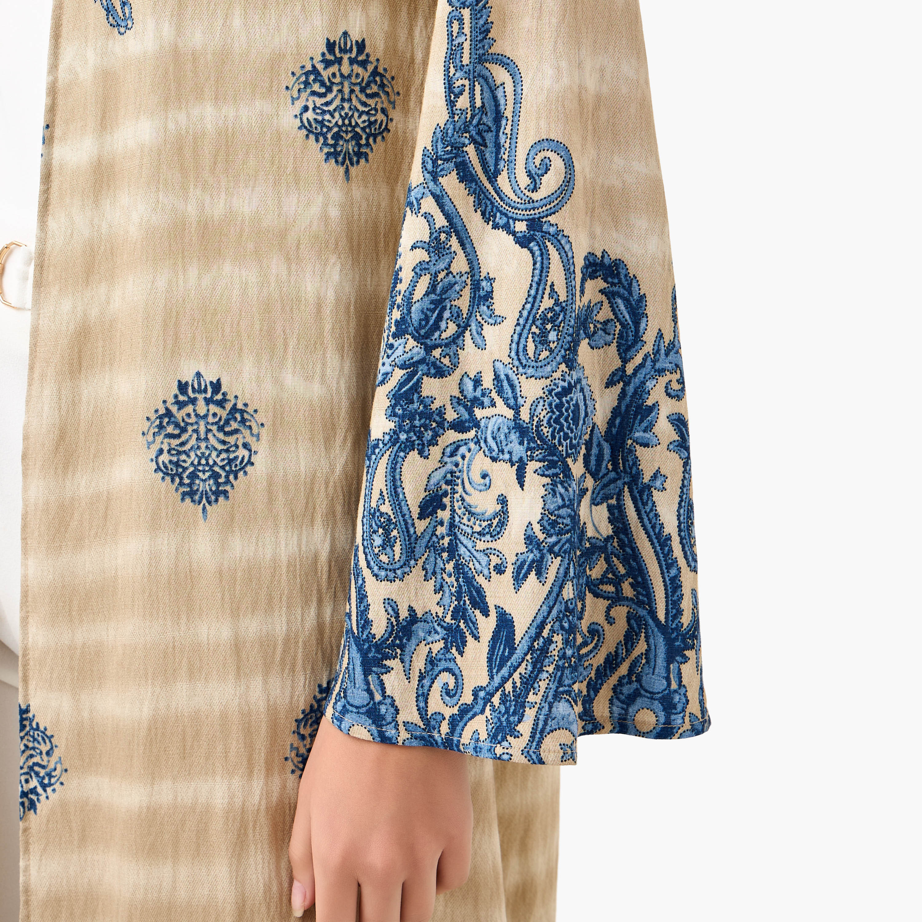 Regular Fit Viscose Kimono Abaya Shrug-women-arabicclothing-abayas-image-6