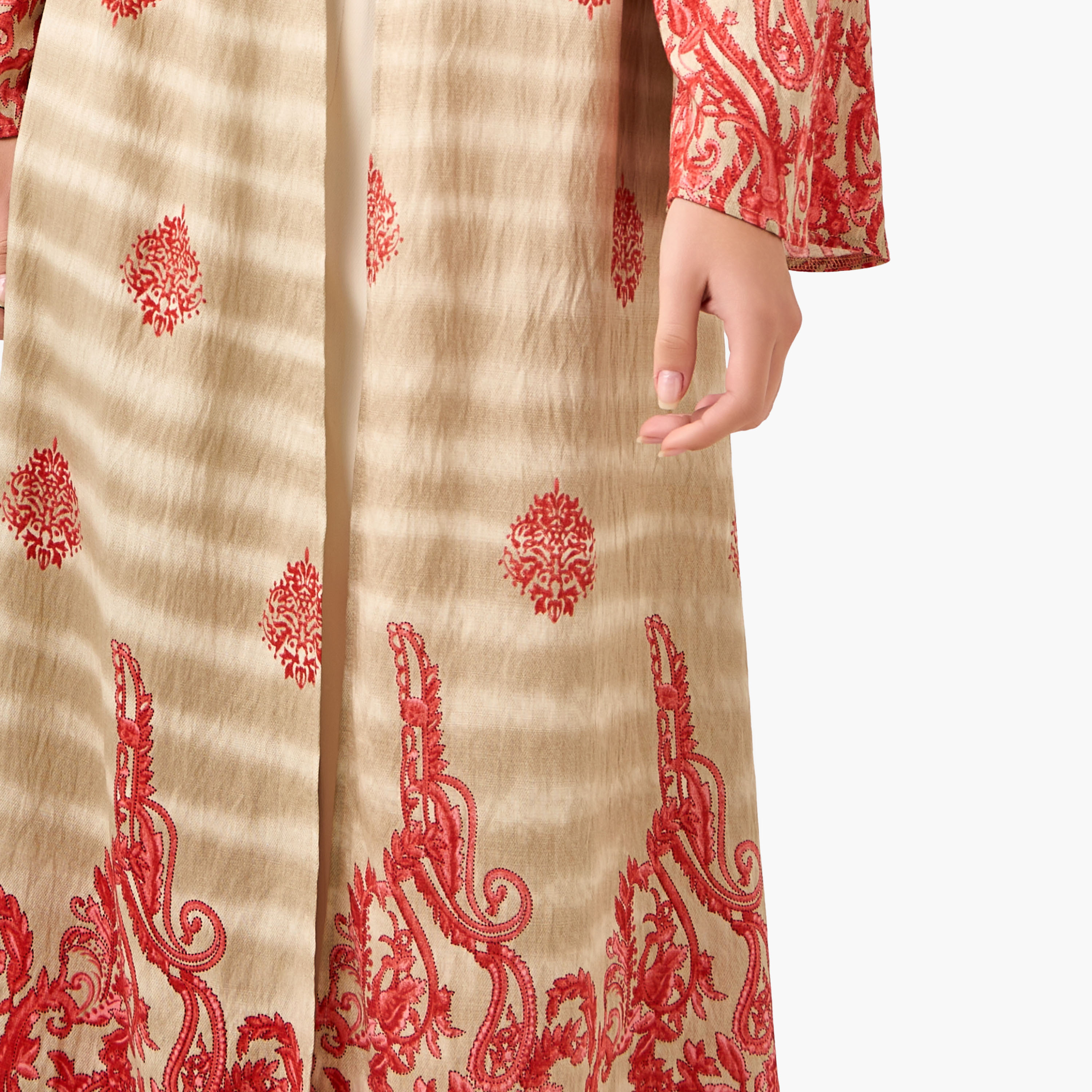 Regular Fit Viscose Kimono Abaya Shrug-women-arabicclothing-abayas-image-5