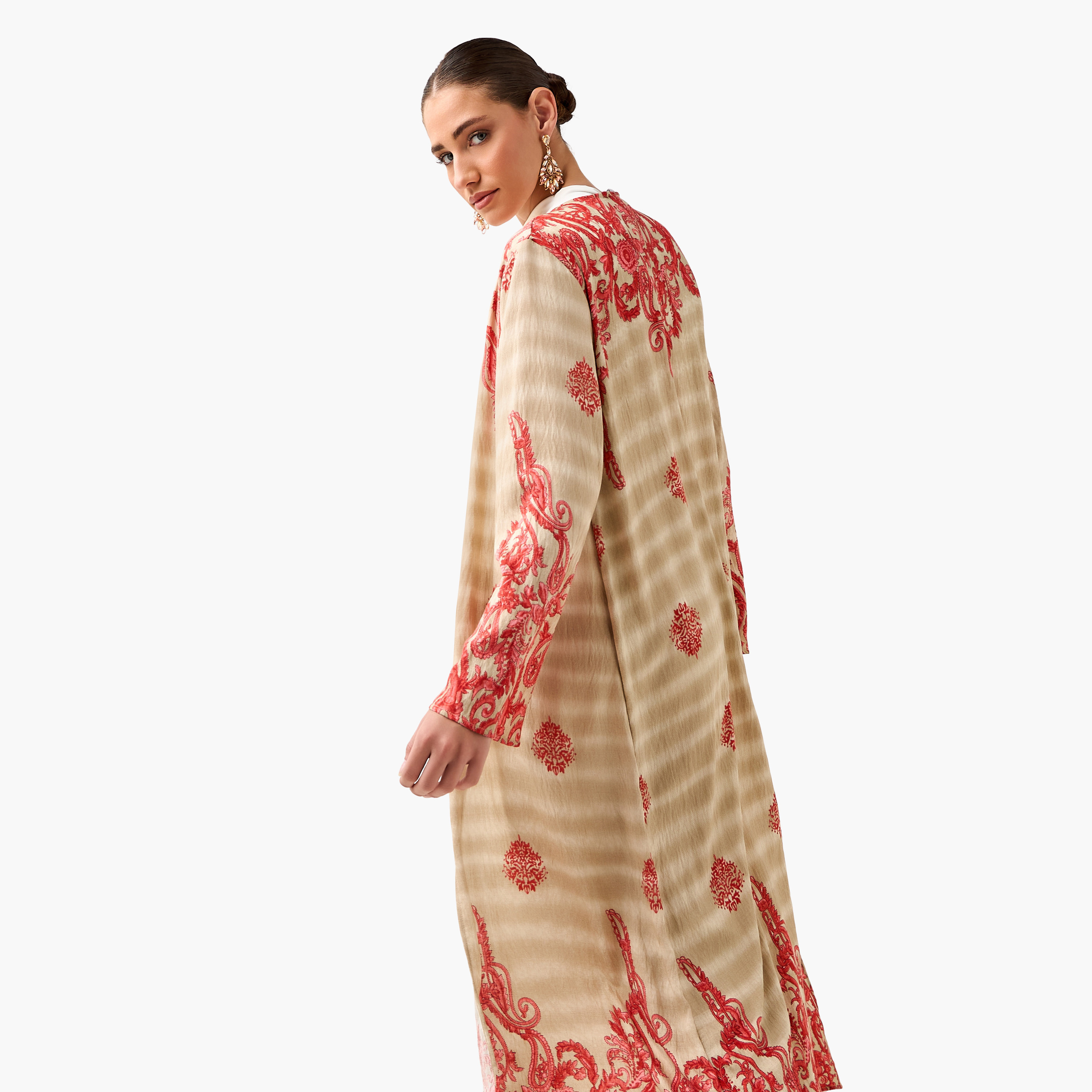 Regular Fit Viscose Kimono Abaya Shrug-women-arabicclothing-abayas-image-7