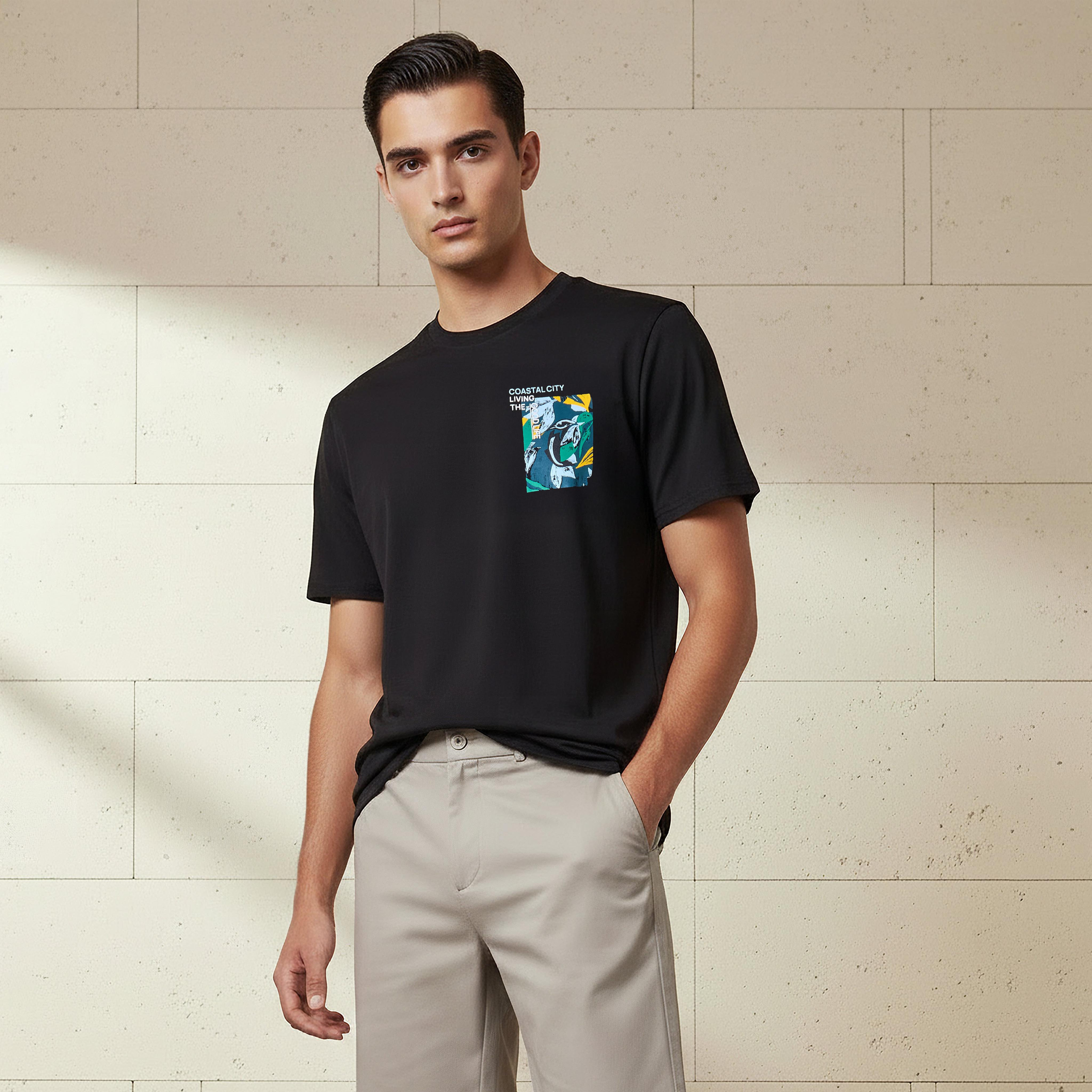 Men Regular Fit Crew Neck Short Sleeve Printed T-shirt-men-clothing-tshirtsandpolos-tshirts-image-1