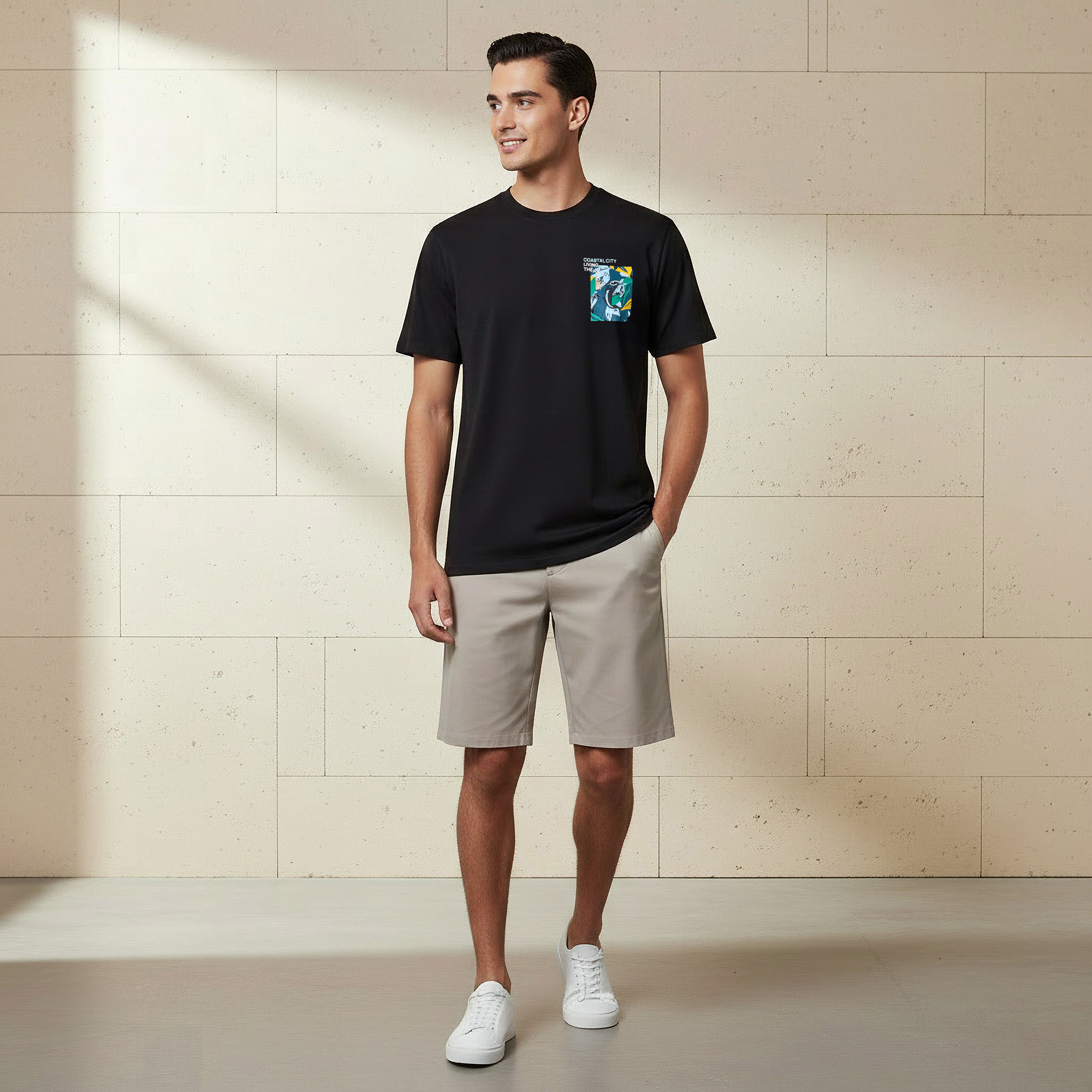 Men Regular Fit Crew Neck Short Sleeve Printed T-shirt-men-clothing-tshirtsandpolos-tshirts-image-2