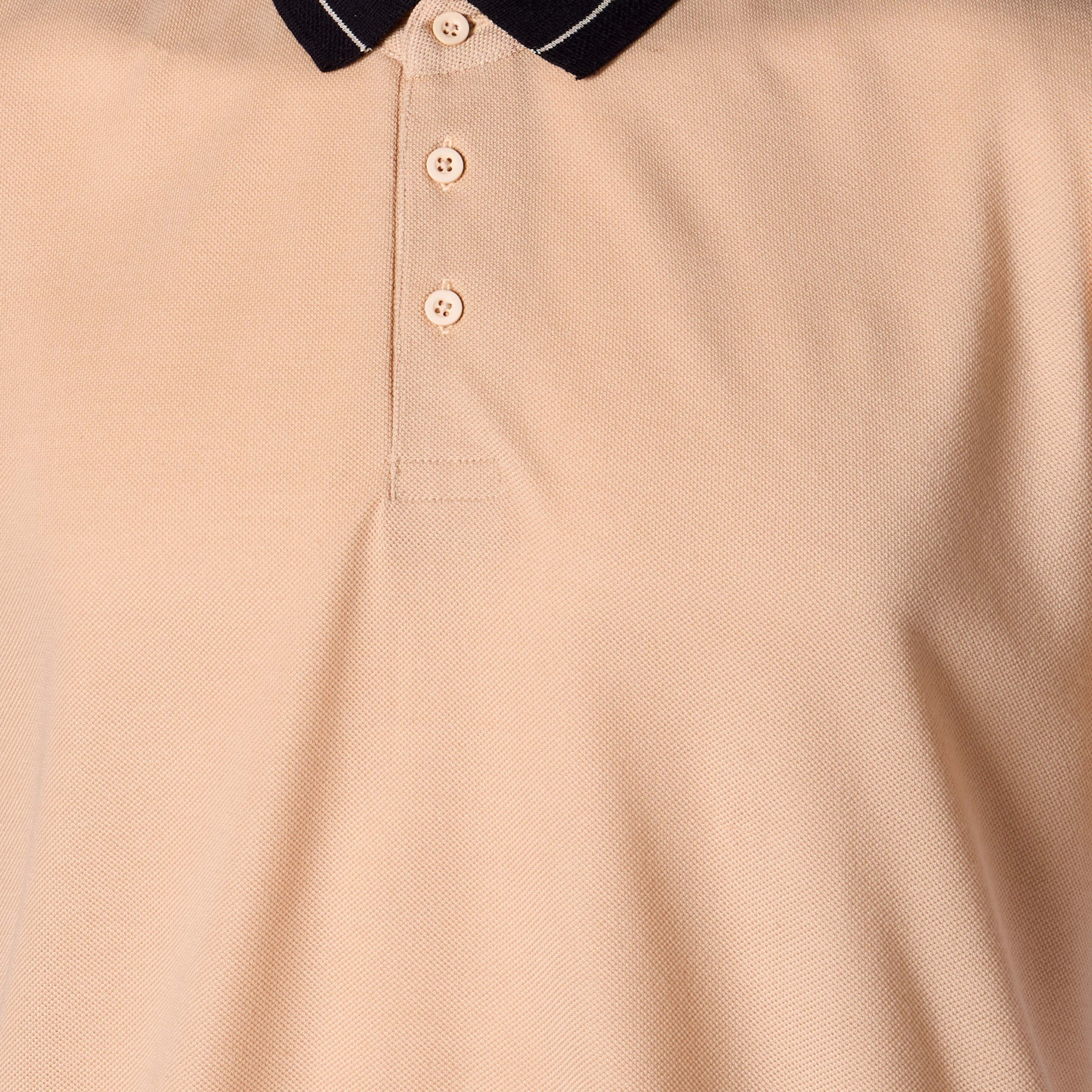 Men Short Sleeves Contrast Collar Pique Polo T-shirt-men-clothing-tshirtsandpolos-polos-image-4