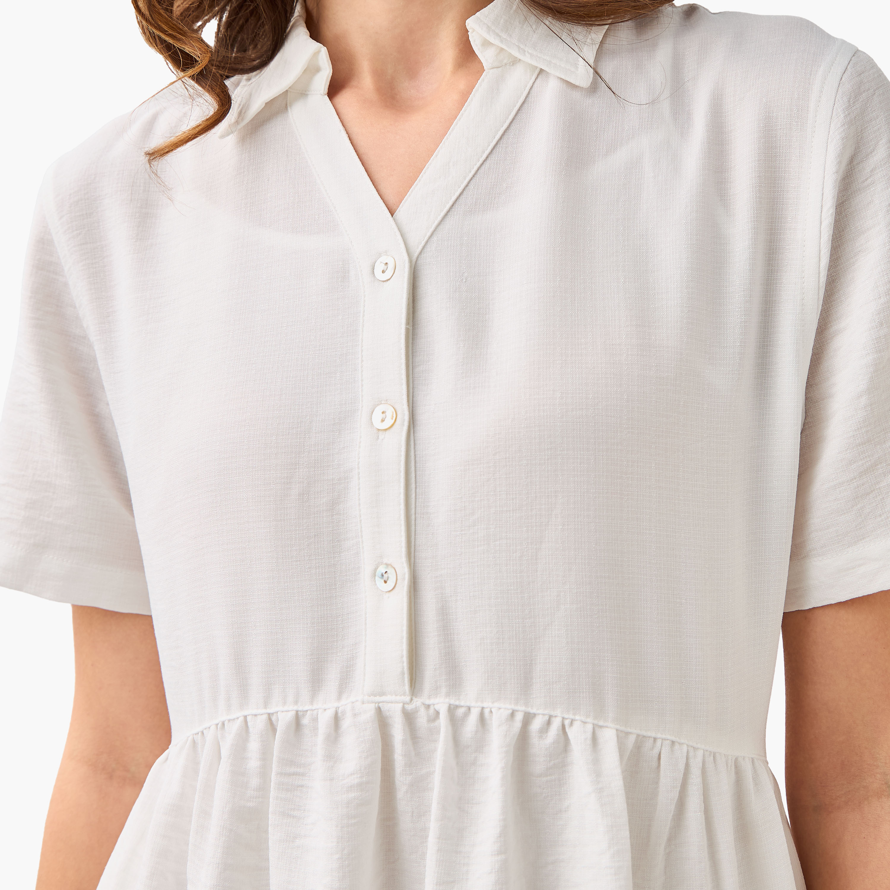 Tiered Midi Dress with Collar-women-clothing-dresses-image-2