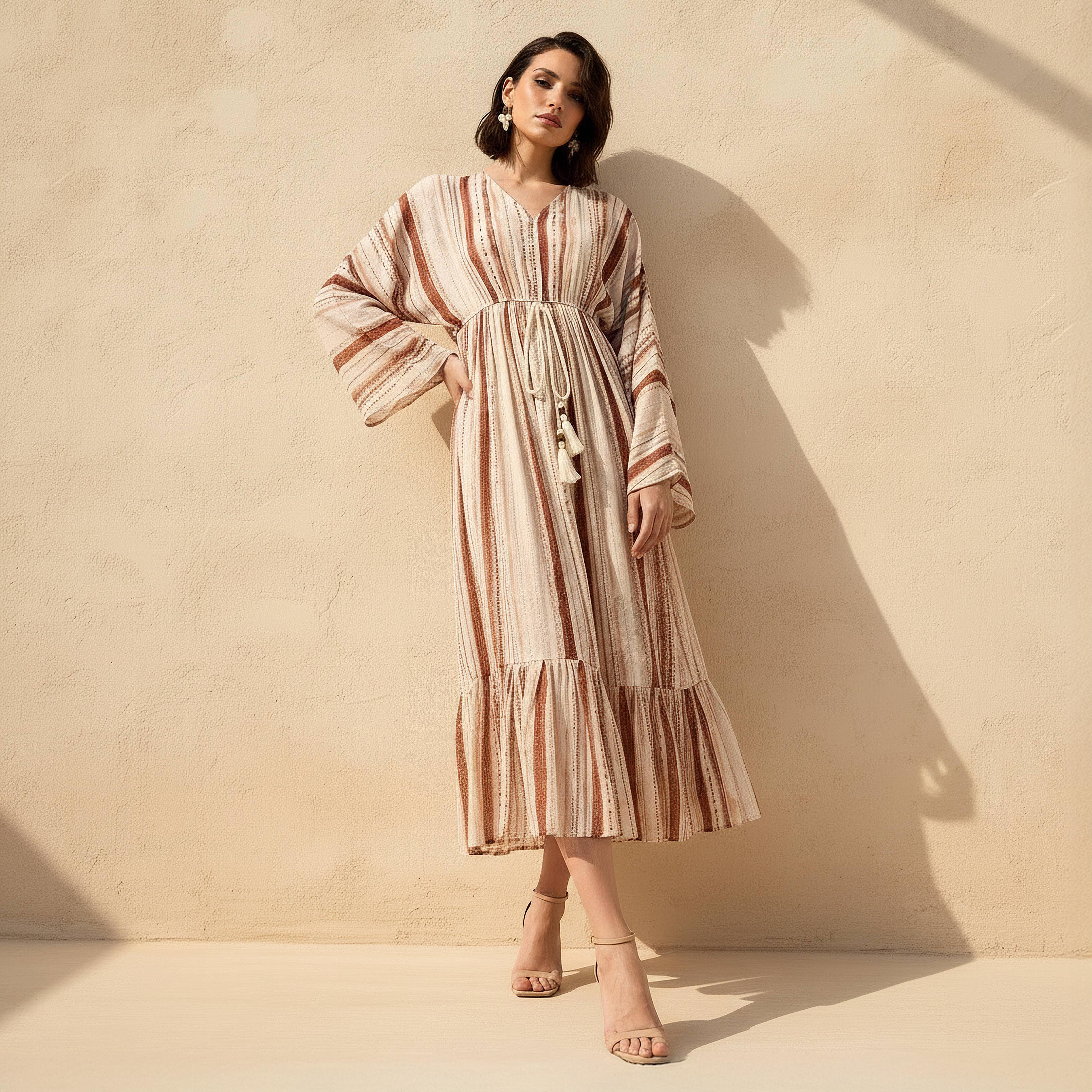 Printed Midi Kaftan Dress with Front Tie-Up-PROMO_SP_BH__6_RGCC_BUY2FOR21_040325-image-1