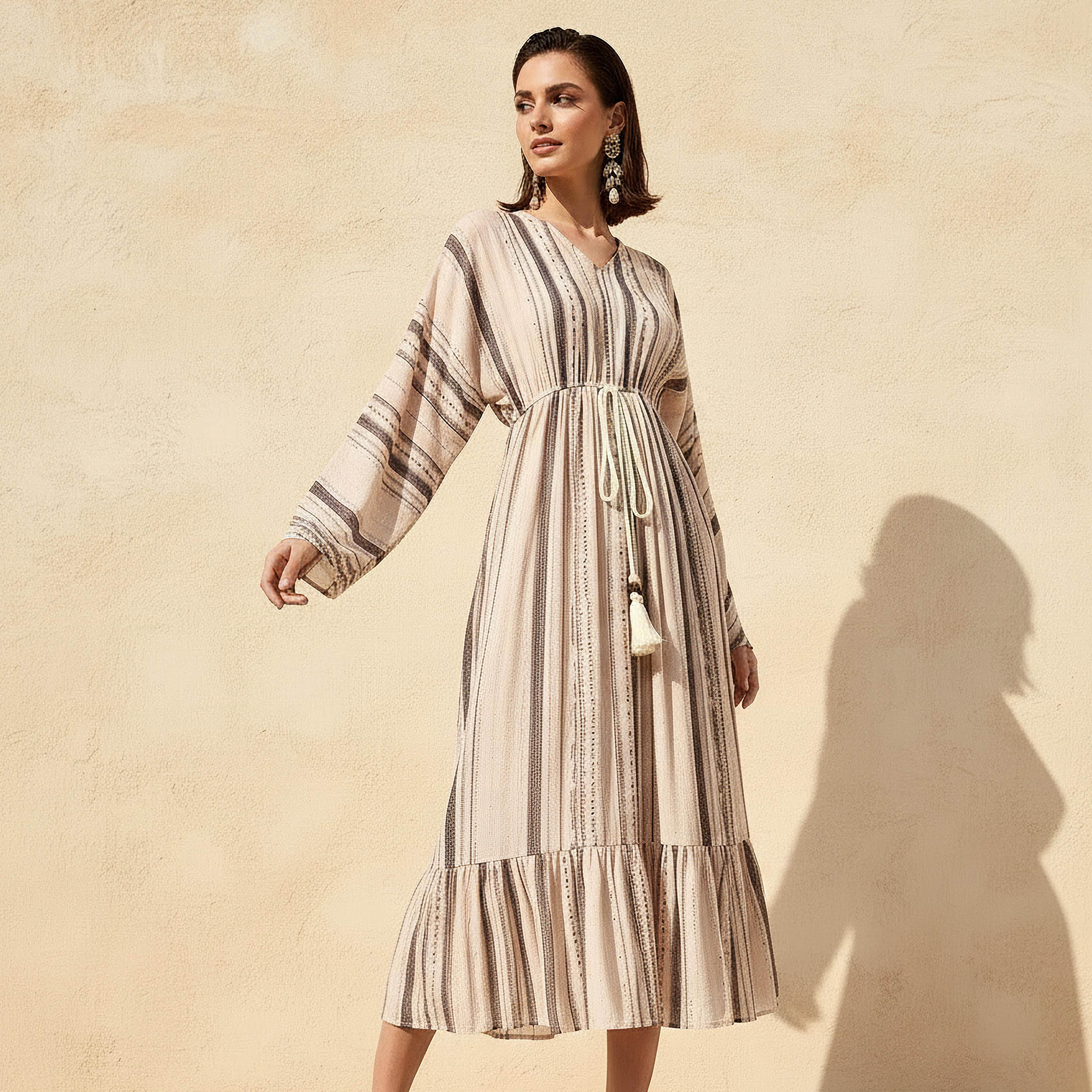 Printed Midi Kaftan Dress with Front Tie-Up-PROMO_SP_BH__6_RGCC_BUY2FOR21_040325-image-2