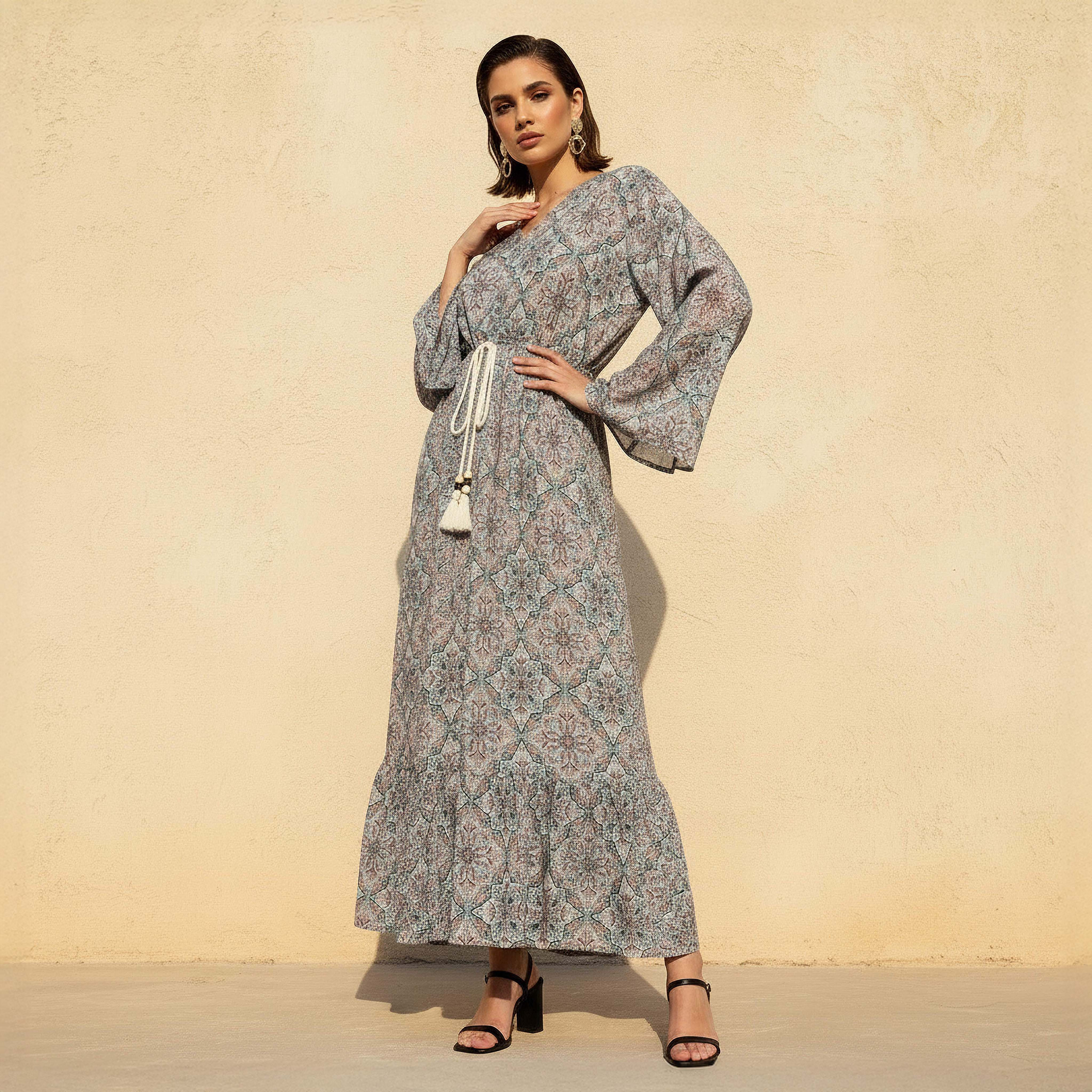 Printed Maxi Kaftan Dress with Front Tie-Up-PROMO_SP_BH__6_RGCC_BUY2FOR21_040325-image-1