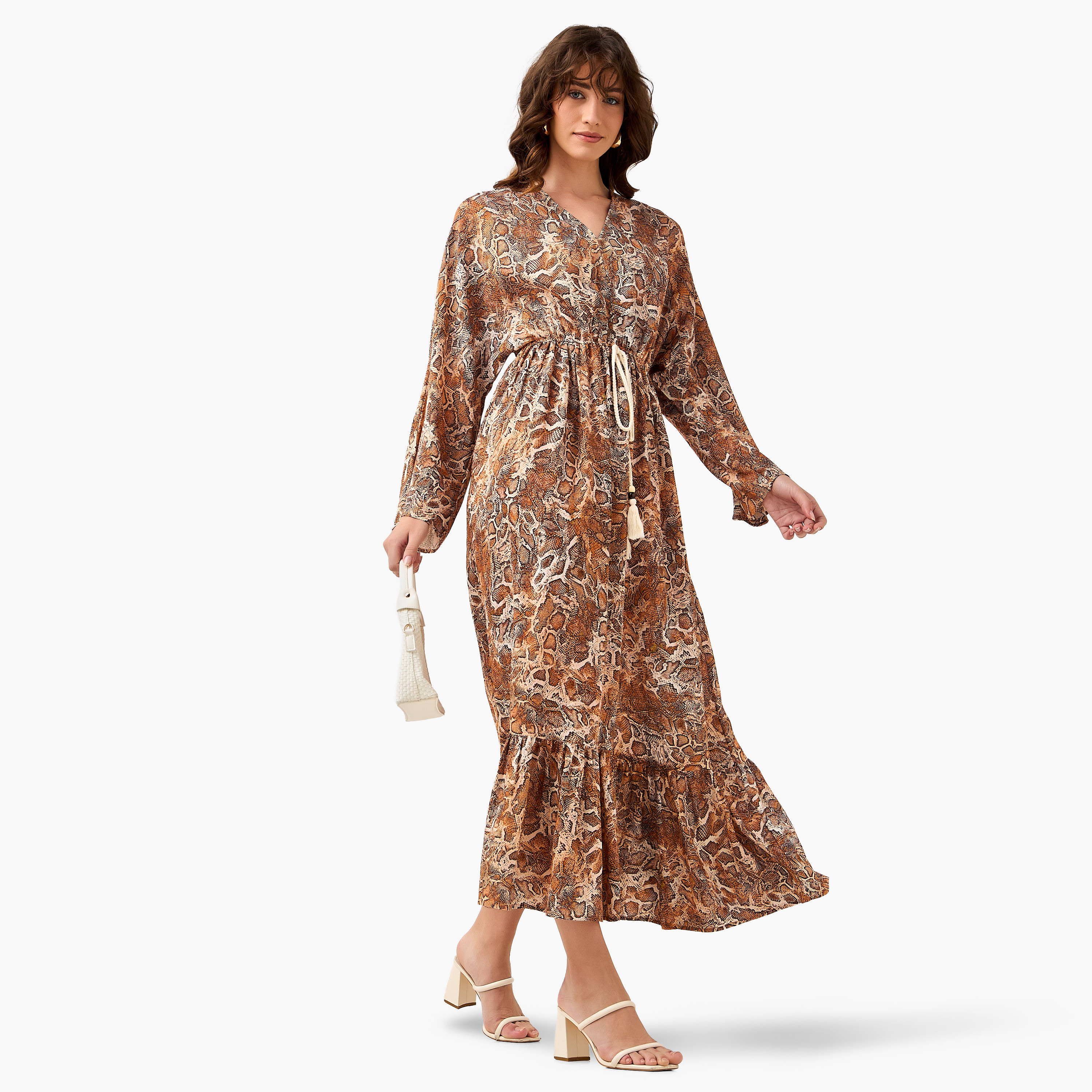 Printed Maxi Kaftan Dress with Front Tie-Up-PROMO_SP_KW_2FOR18_030926-image-3