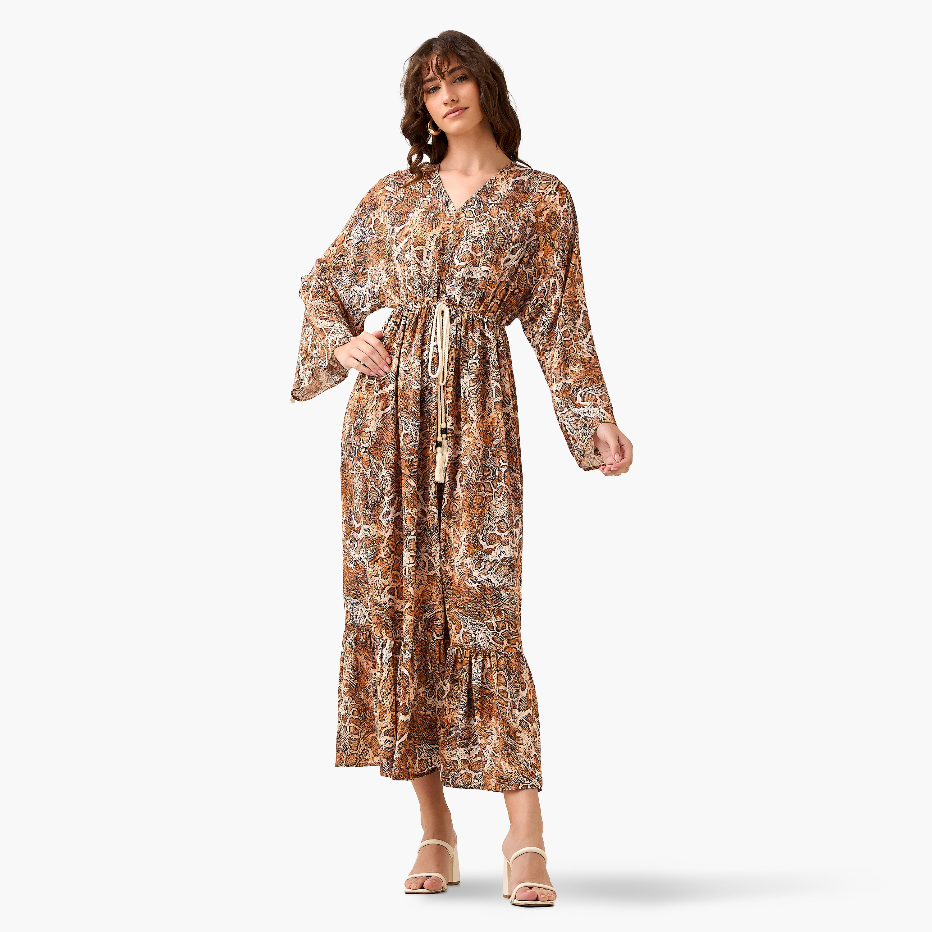 Printed Maxi Kaftan Dress with Front Tie-Up-PROMO_SP_KW_2FOR18_030926-image-4