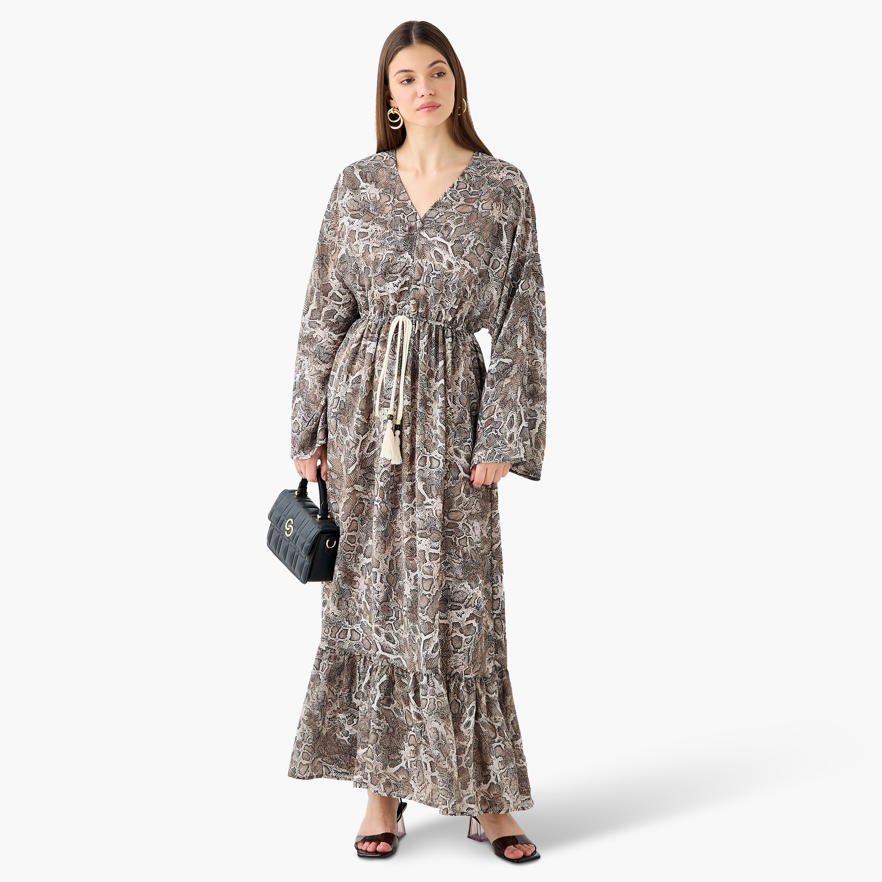 Printed Maxi Kaftan Dress with Front Tie-Up-PROMO_SP_BH__6_RGCC_BUY2FOR21_040325-image-1