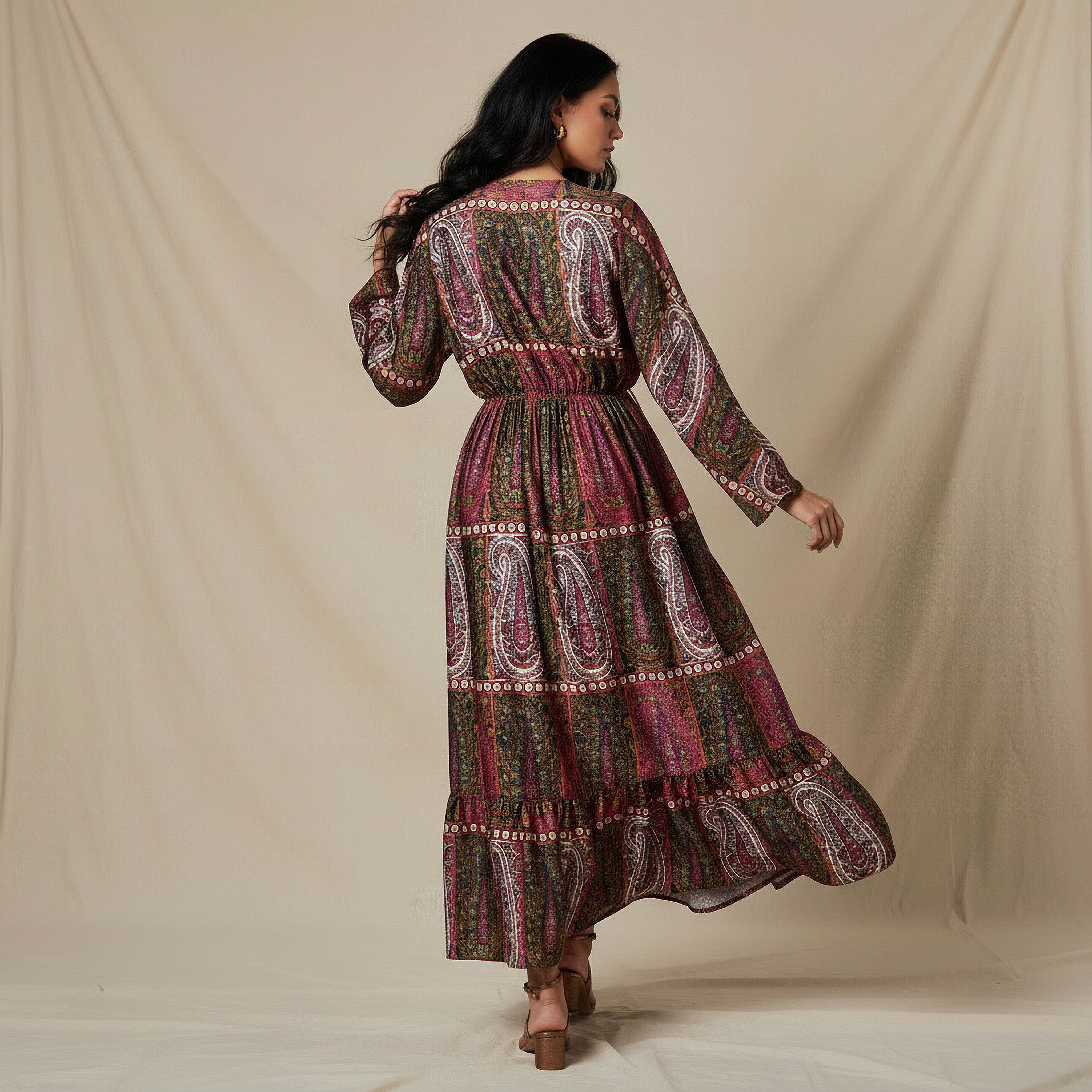 Kaftan Maxi Tie-Up Detail Dress with Paisley Print-PROMO_SP_KW_2FOR18_030926-image-3