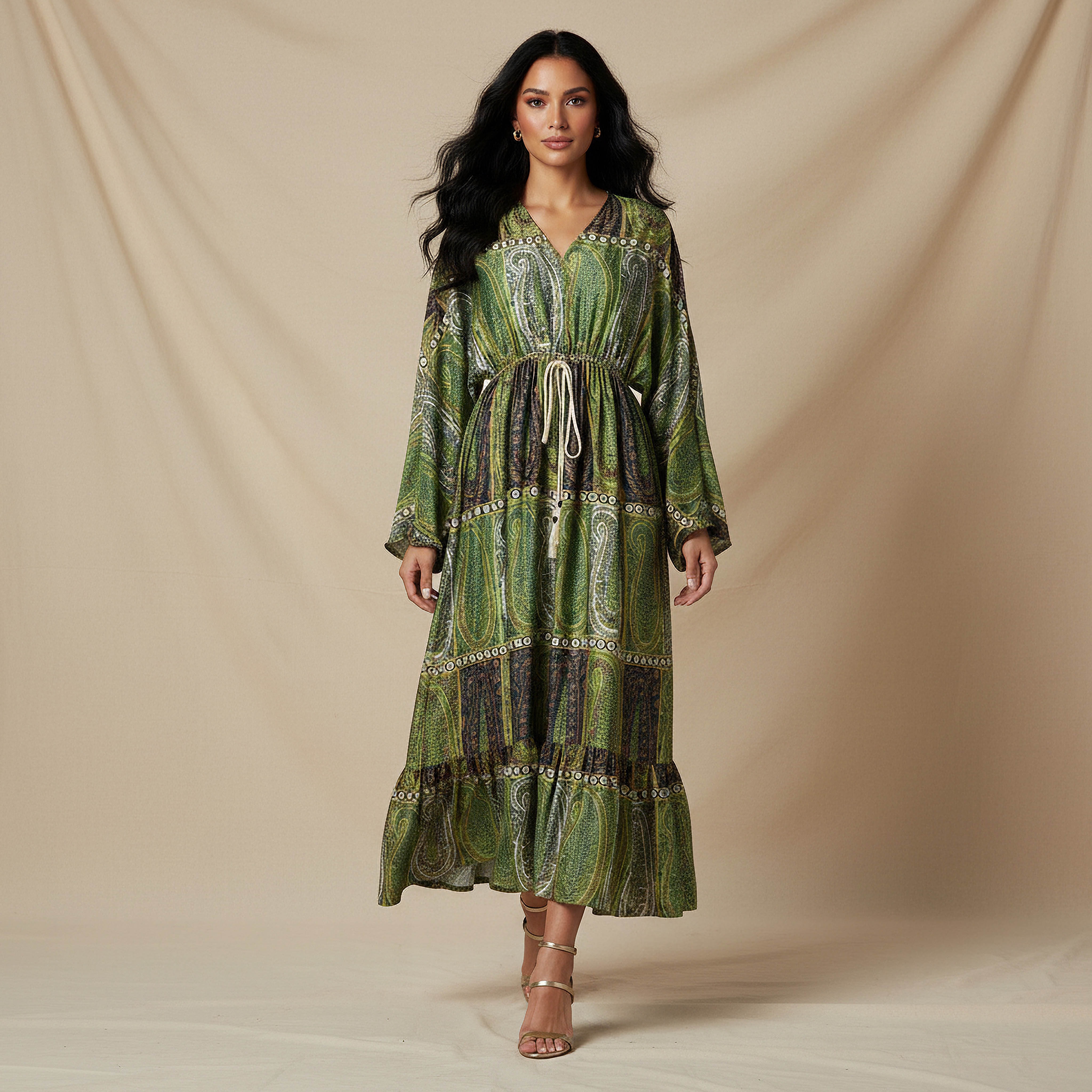 Kaftan Maxi Tie-Up Detail Dress with Paisley Print-PROMO_SP_AE__6_RGCC_BUY2FOR199_040325-image-1