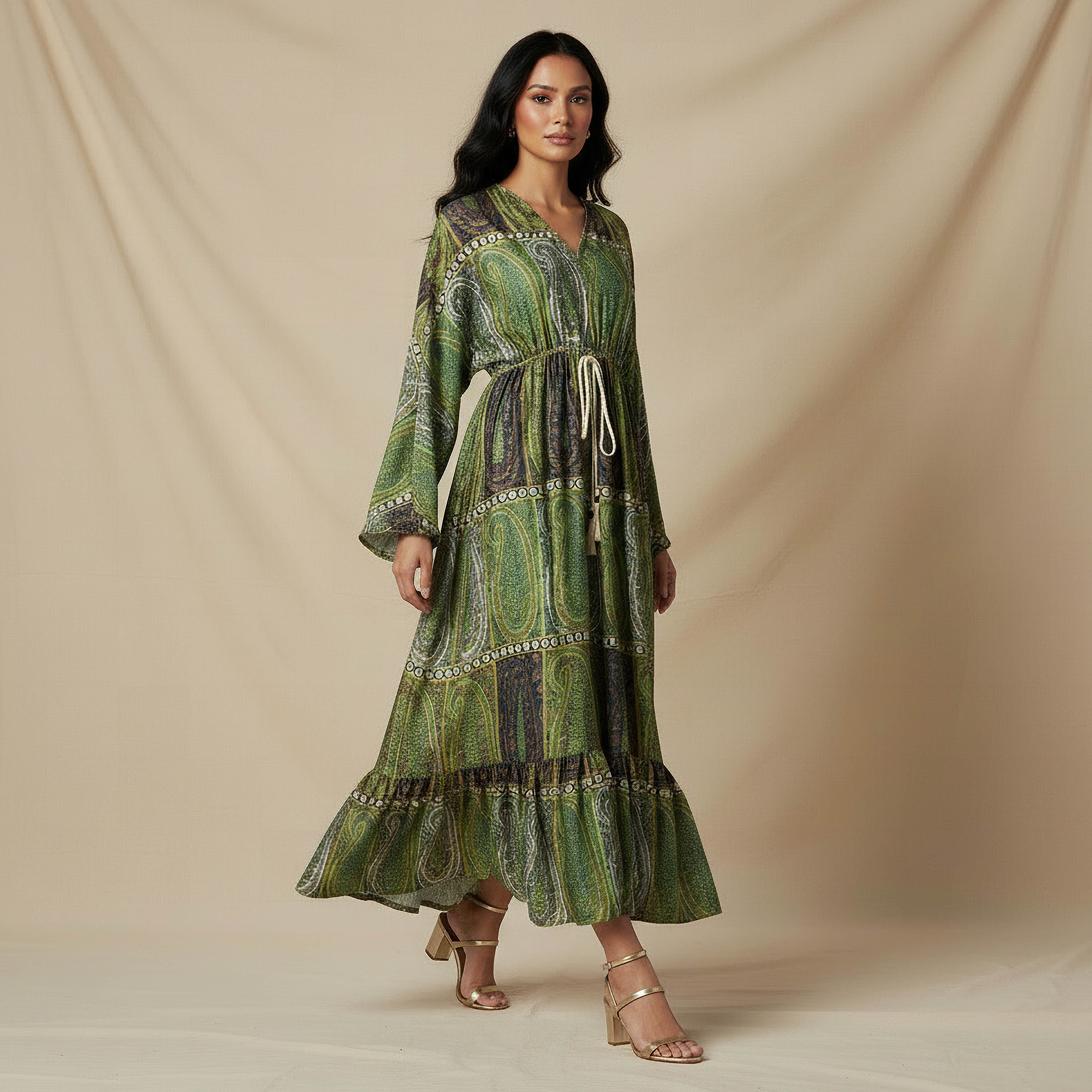 Kaftan Maxi Tie-Up Detail Dress with Paisley Print-PROMO_SP_AE__6_RGCC_BUY2FOR199_040325-image-2