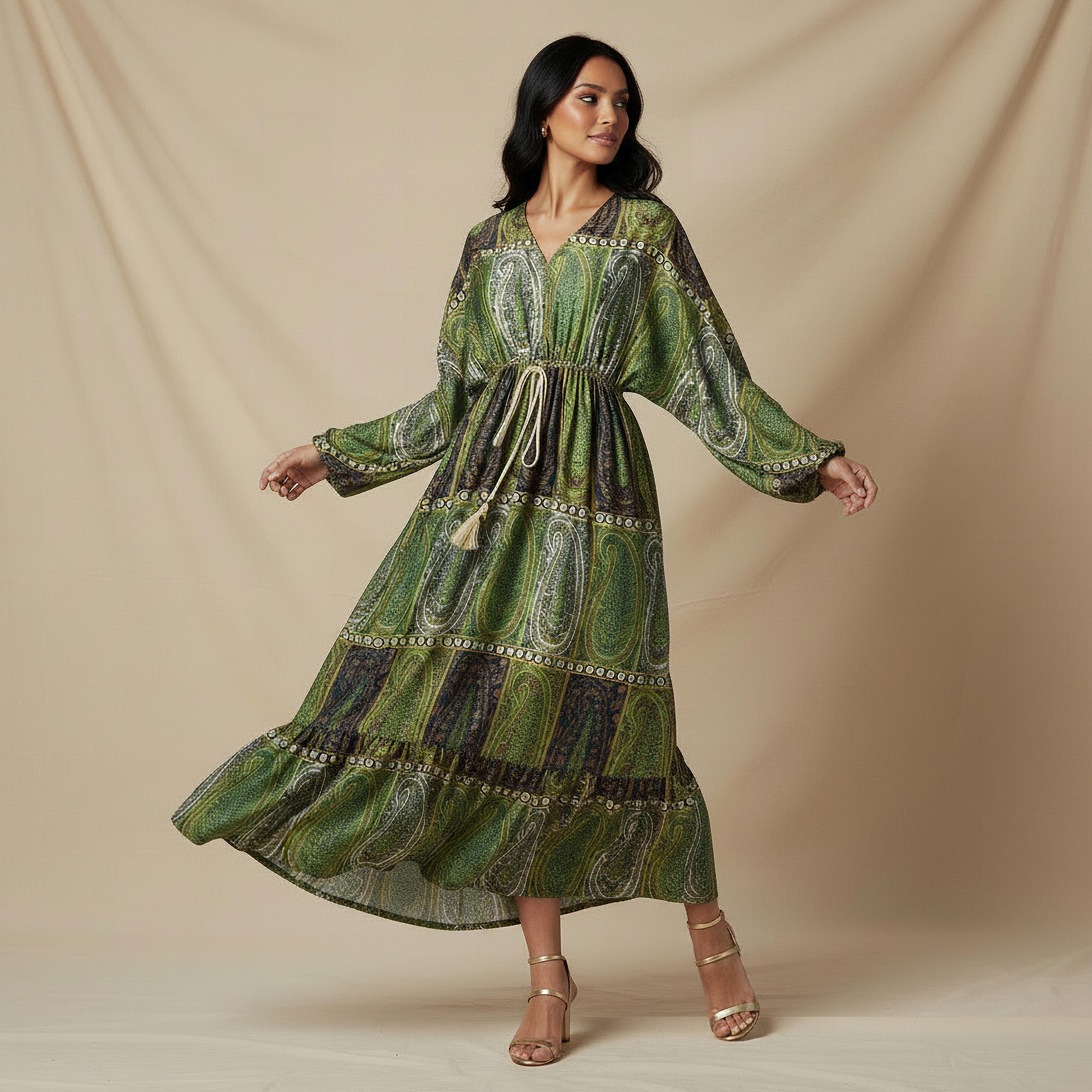 Kaftan Maxi Tie-Up Detail Dress with Paisley Print-PROMO_SP_AE__6_RGCC_BUY2FOR199_040325-image-5
