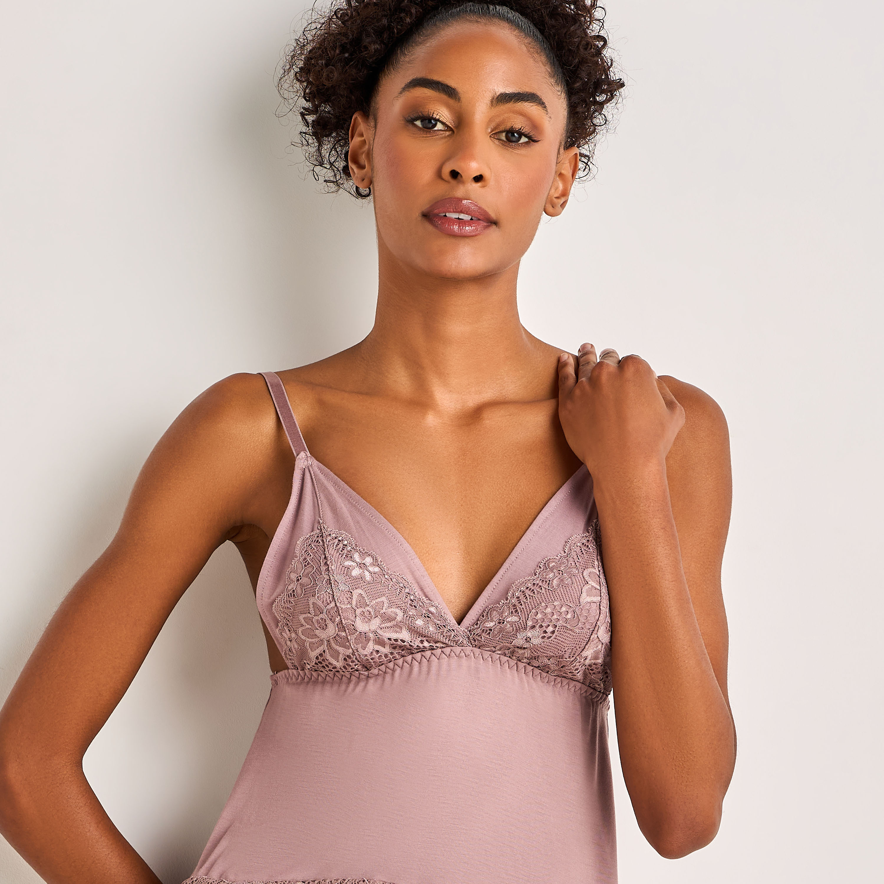 Pyjama Set Spaghetti Strap Top and Trousers-women-clothing-nightwear-pyjamas-longsets-image-5