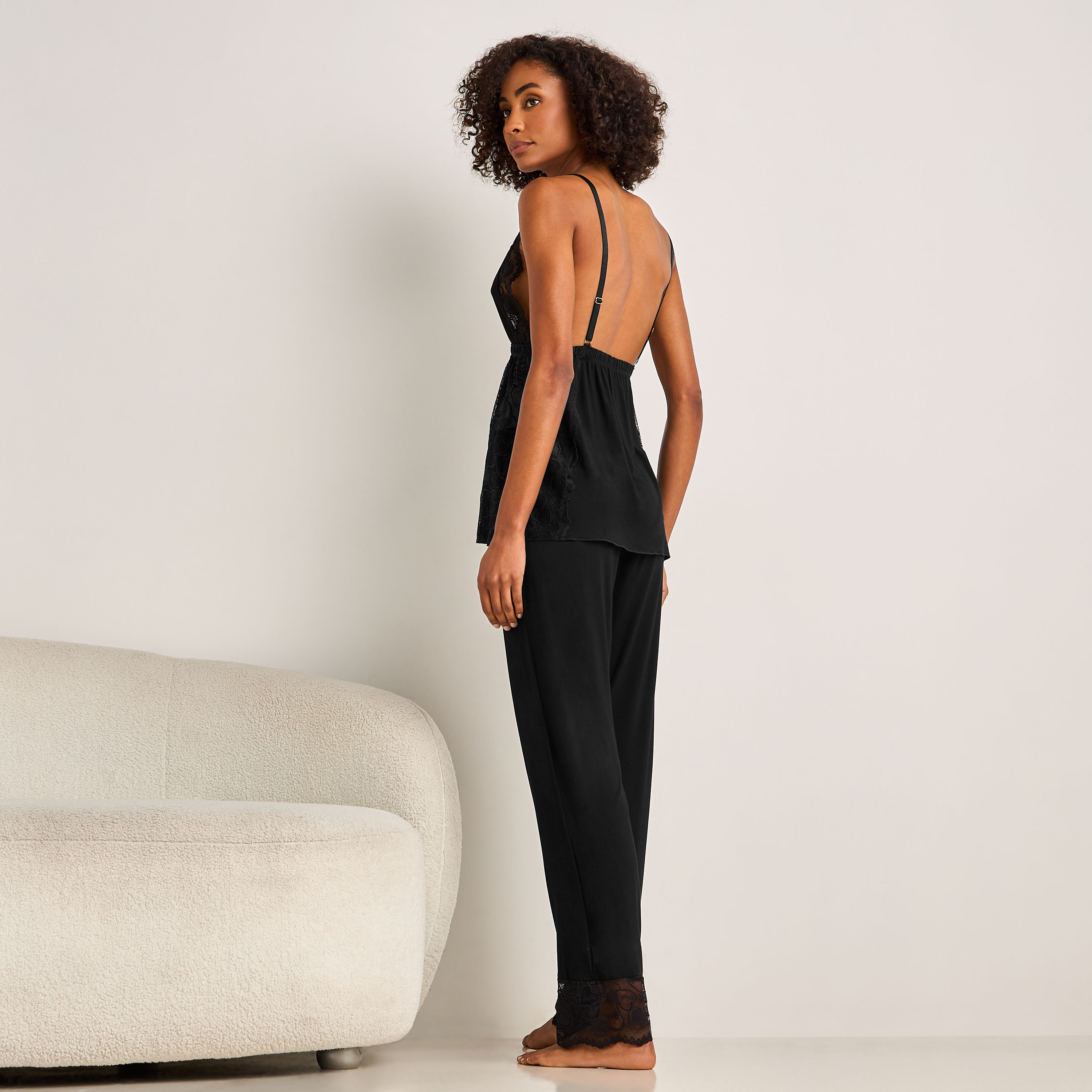 Pyjama Set Spaghetti Strap Top and Pyjama-women-clothing-nightwear-pyjamas-longsets-image-4