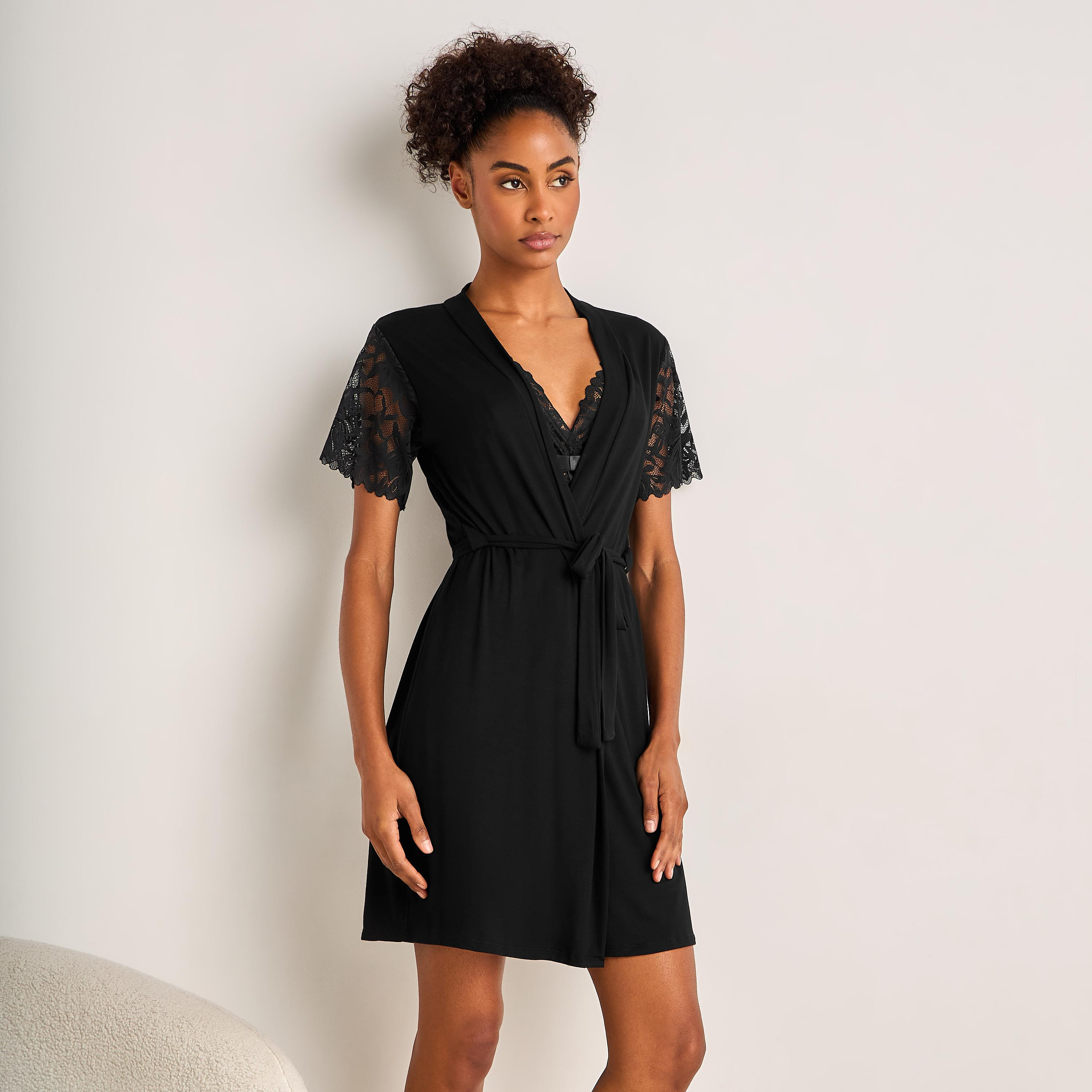 فستان نوم بدون أكمام مع روب من سبلاش فاف-women-clothing-nightwear-nighties-image-2