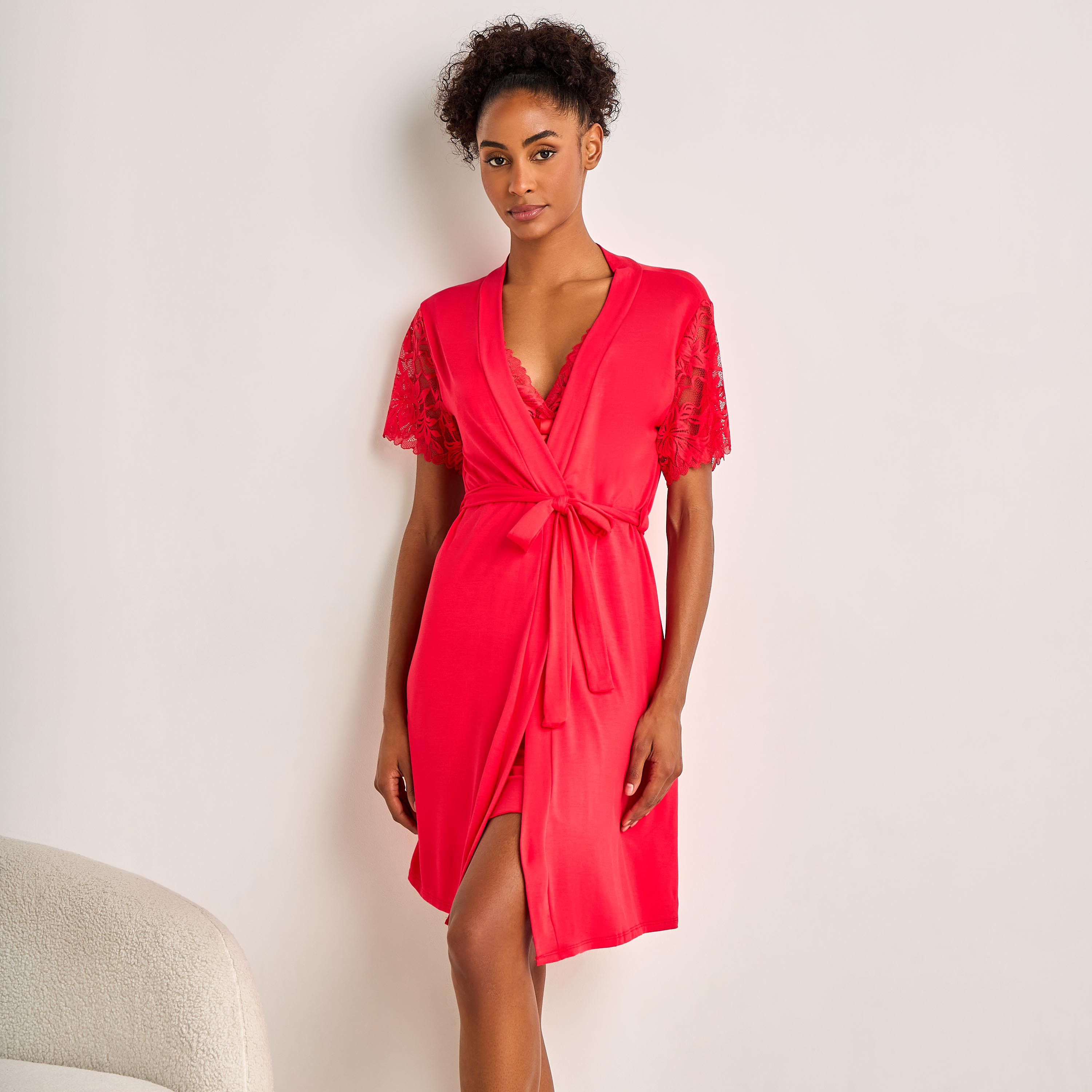 فستان نوم بدون أكمام مع روب من سبلاش فاف-women-clothing-nightwear-nighties-image-3