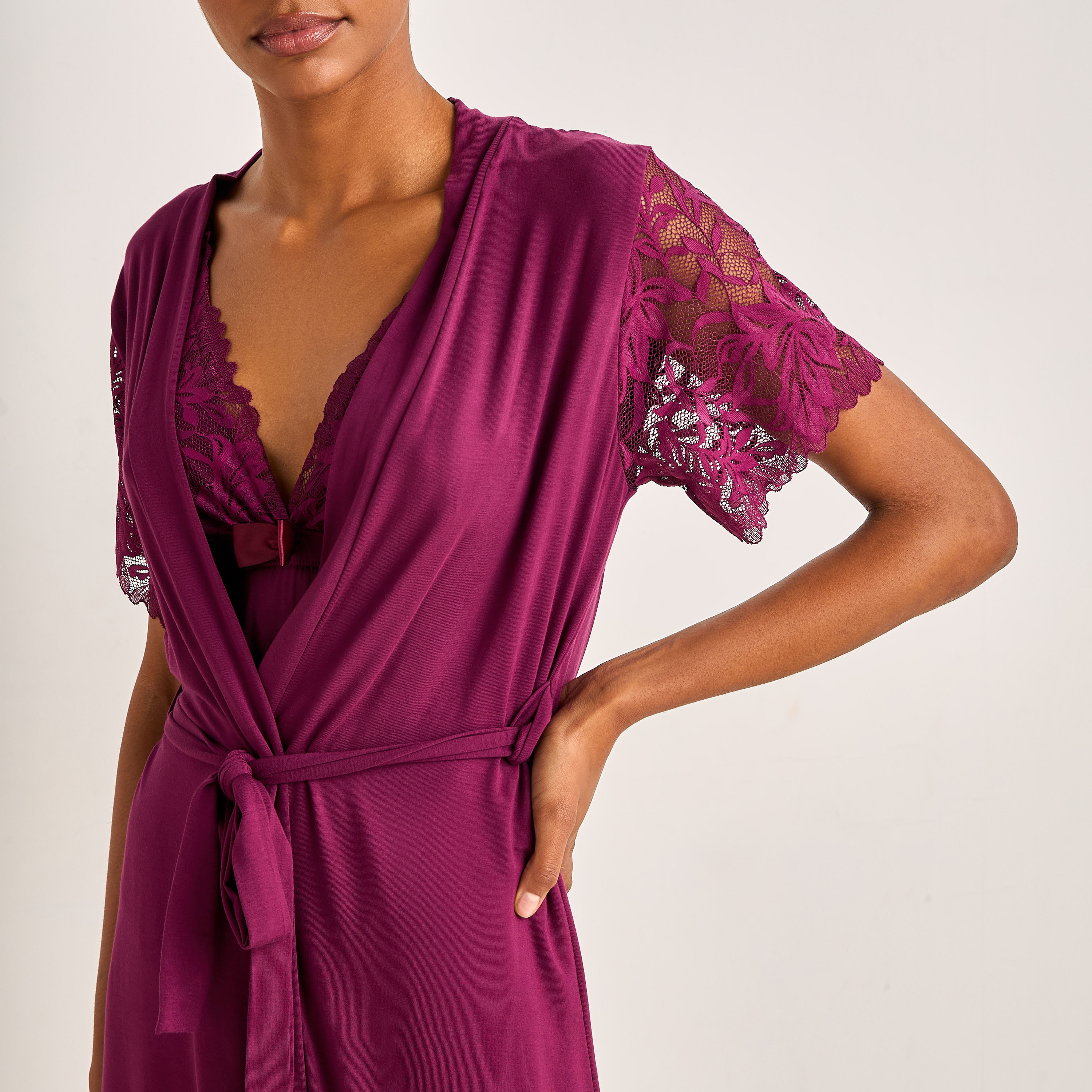 فستان قصير دون أكمام وروب من فاف من سبلاش-women-clothing-nightwear-nighties-image-6