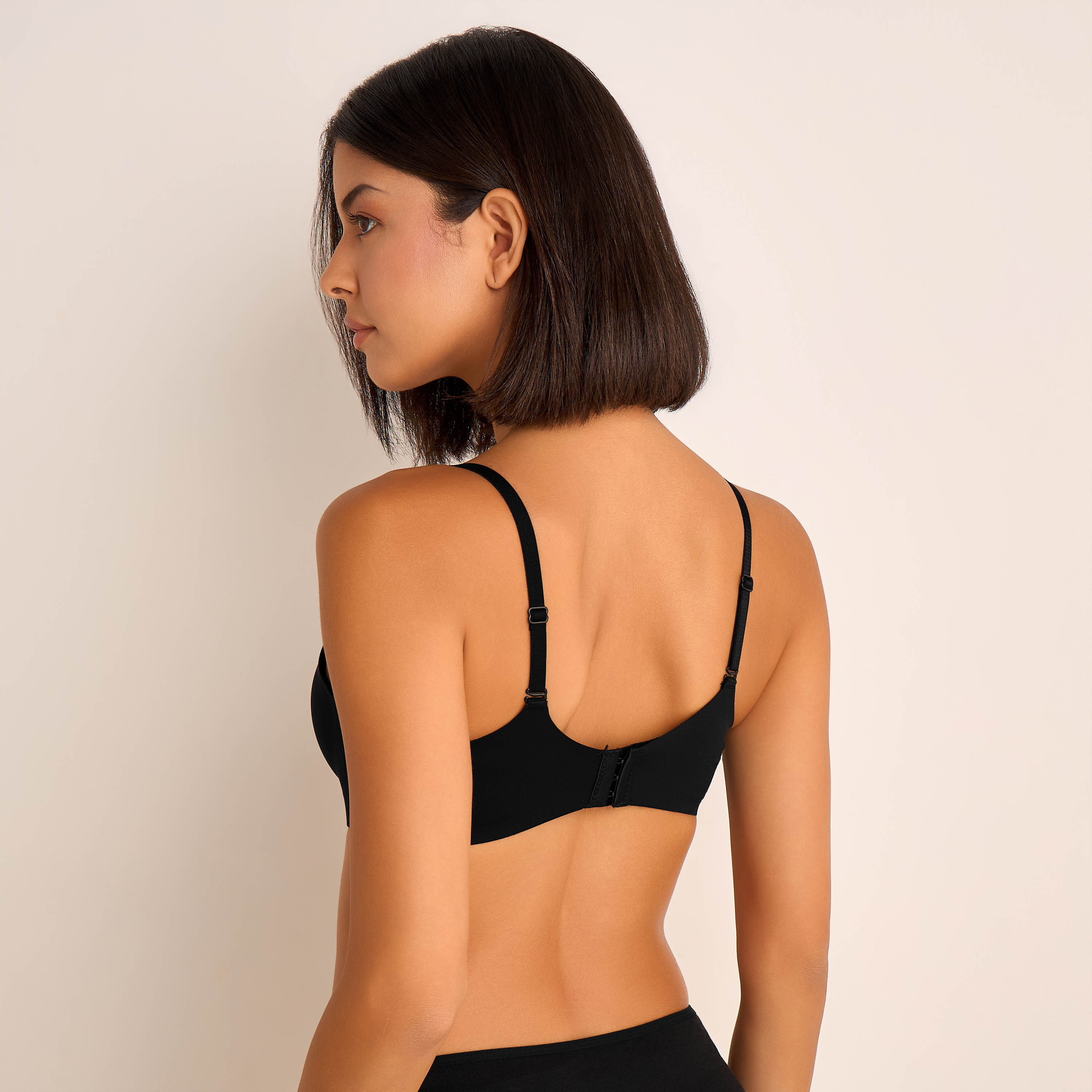 Padded Bra Medium Coverage Lace Trim-women-clothing-lingerie-bras-image-2