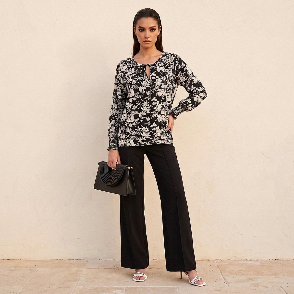 توب من الرايون بطبعة زهور من سبلاش فاف-women-clothing-shirtsandblouses-blouses-image-2