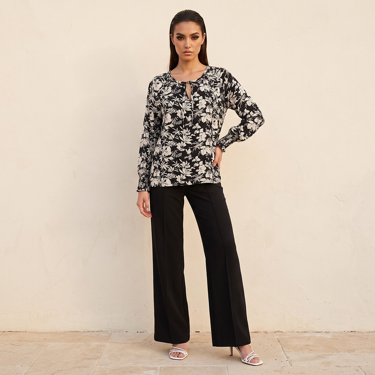 توب من الرايون بطبعة زهور من سبلاش فاف-women-clothing-shirtsandblouses-blouses-image-4