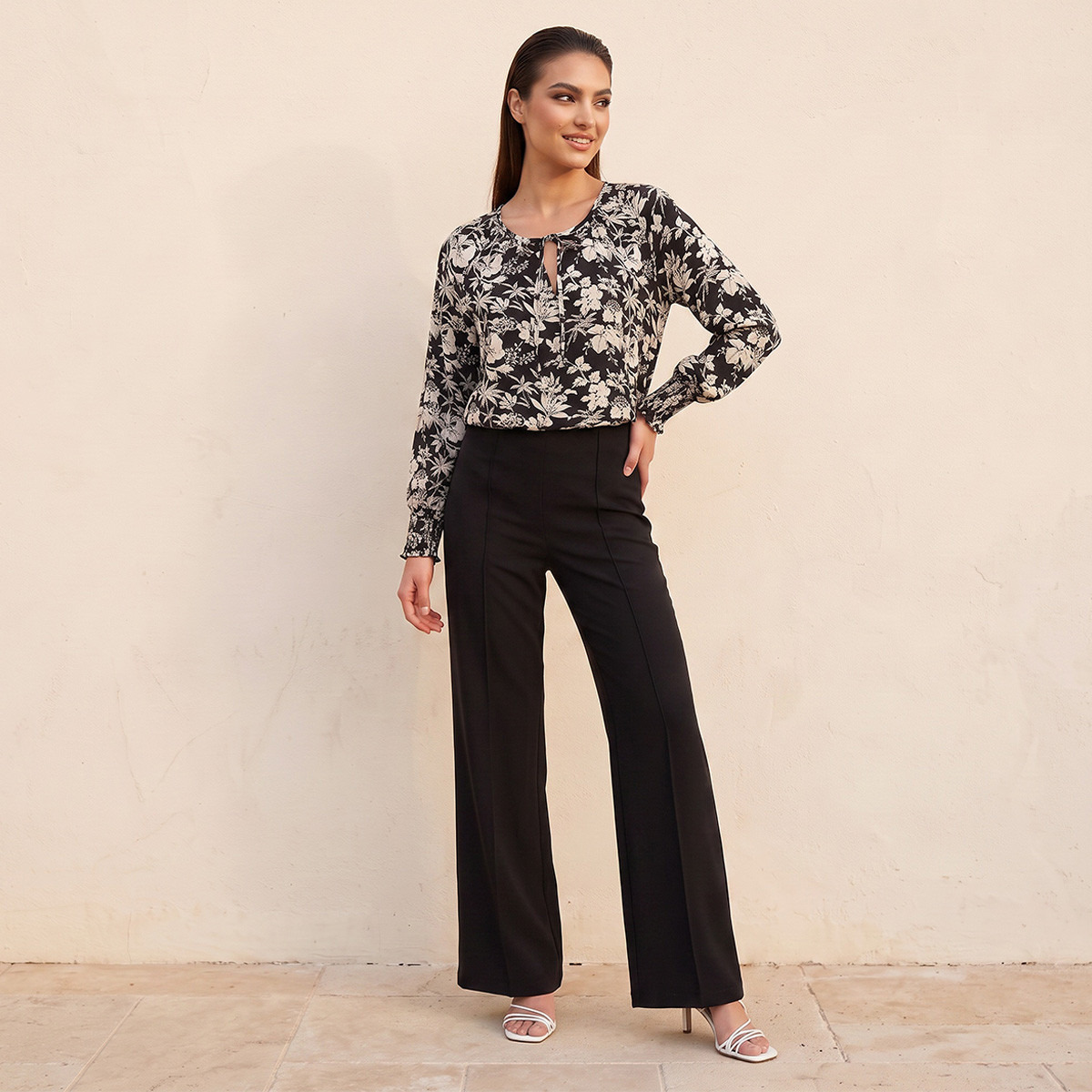توب من الرايون بطبعة زهور من سبلاش فاف-women-clothing-shirtsandblouses-blouses-image-7