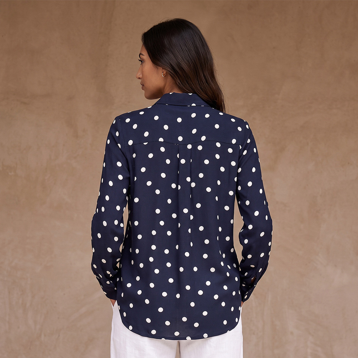 Splash Fav Viscose Shirt with Polka Dot Print-women-clothing-shirtsandblouses-shirts-image-3