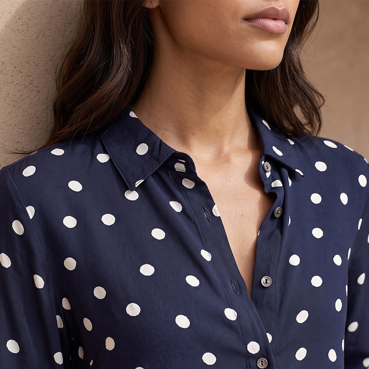 Splash Fav Viscose Shirt with Polka Dot Print-women-clothing-shirtsandblouses-shirts-image-4