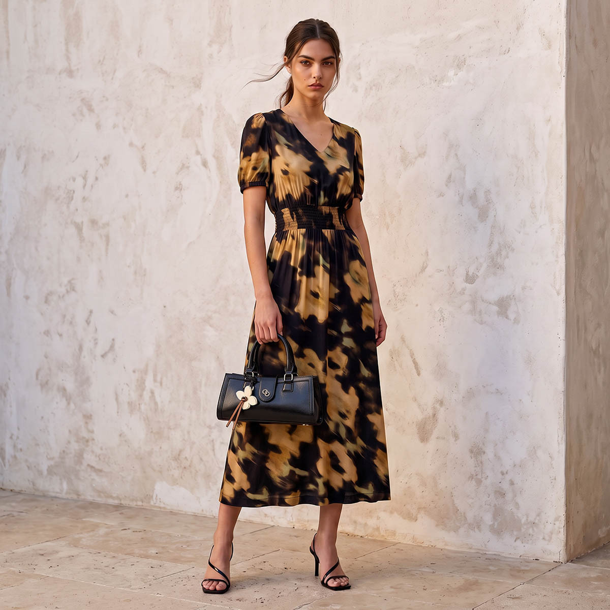 Splash Fav Rayon A-line Dress with Abstract Print-women-clothing-dresses-image-1