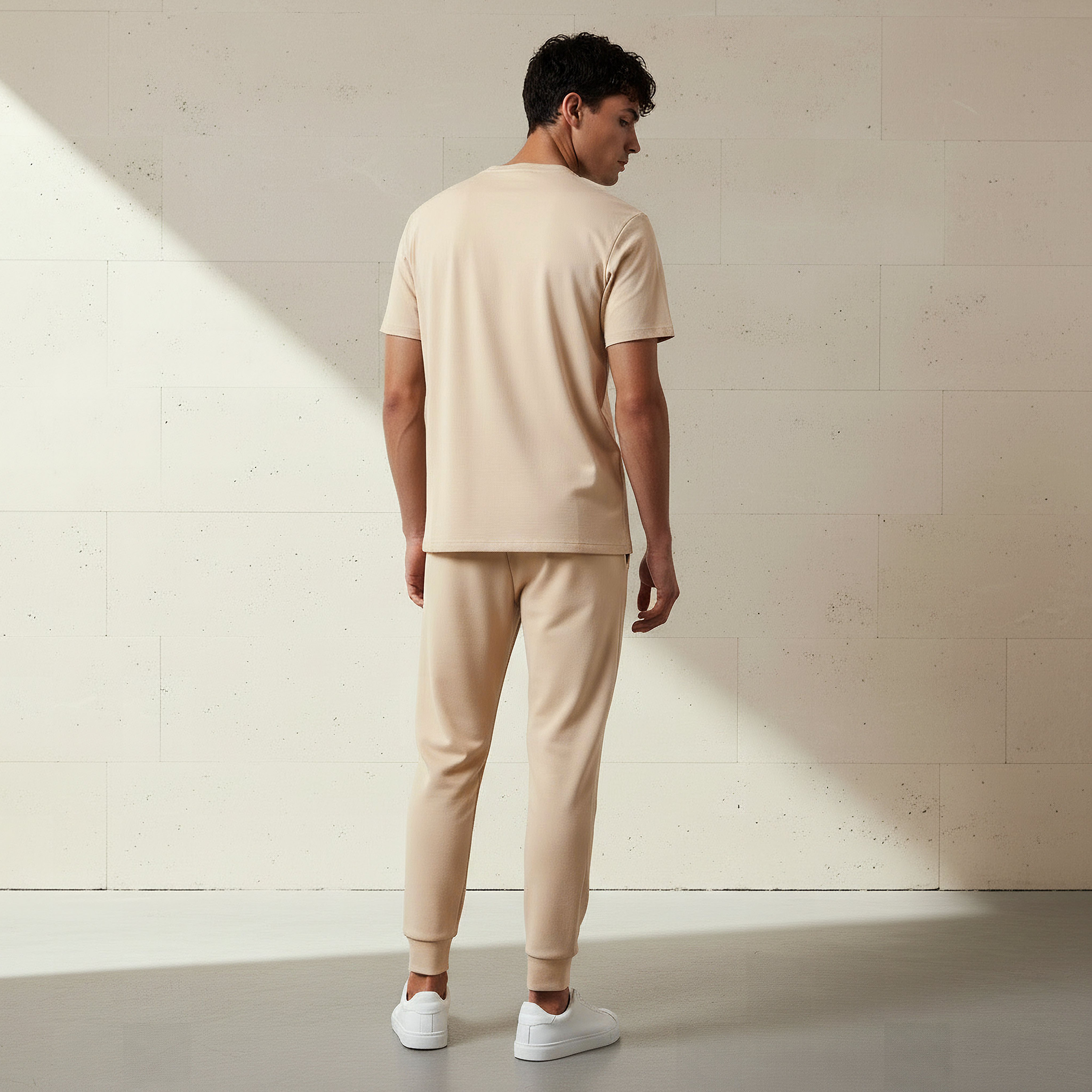 Men Twill T-shirt and Joggers Set-men-clothing-sportswearandactivewear-tracksuits-image-3