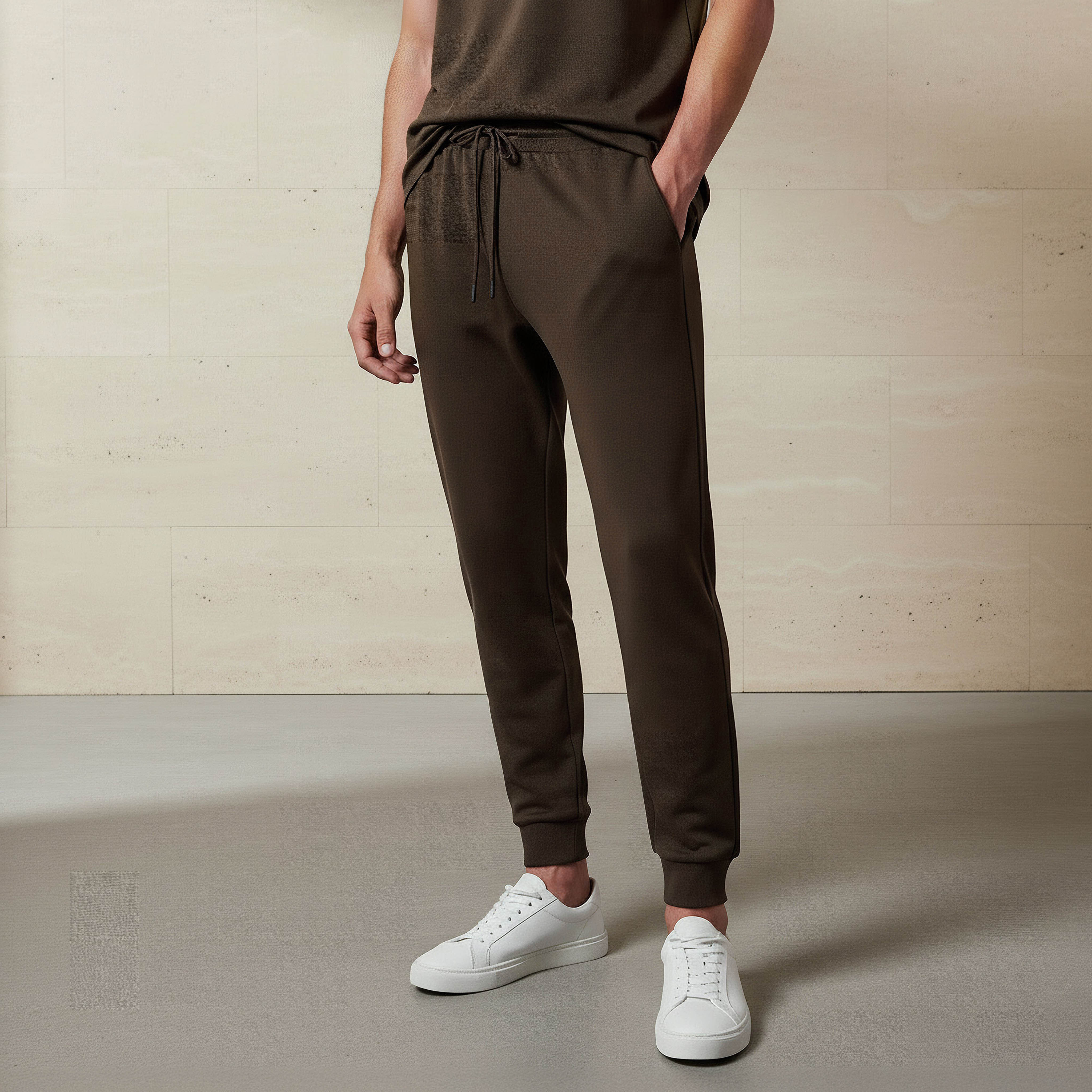 Men Twill T-shirt and Joggers Set-men-clothing-sportswearandactivewear-tracksuits-image-4