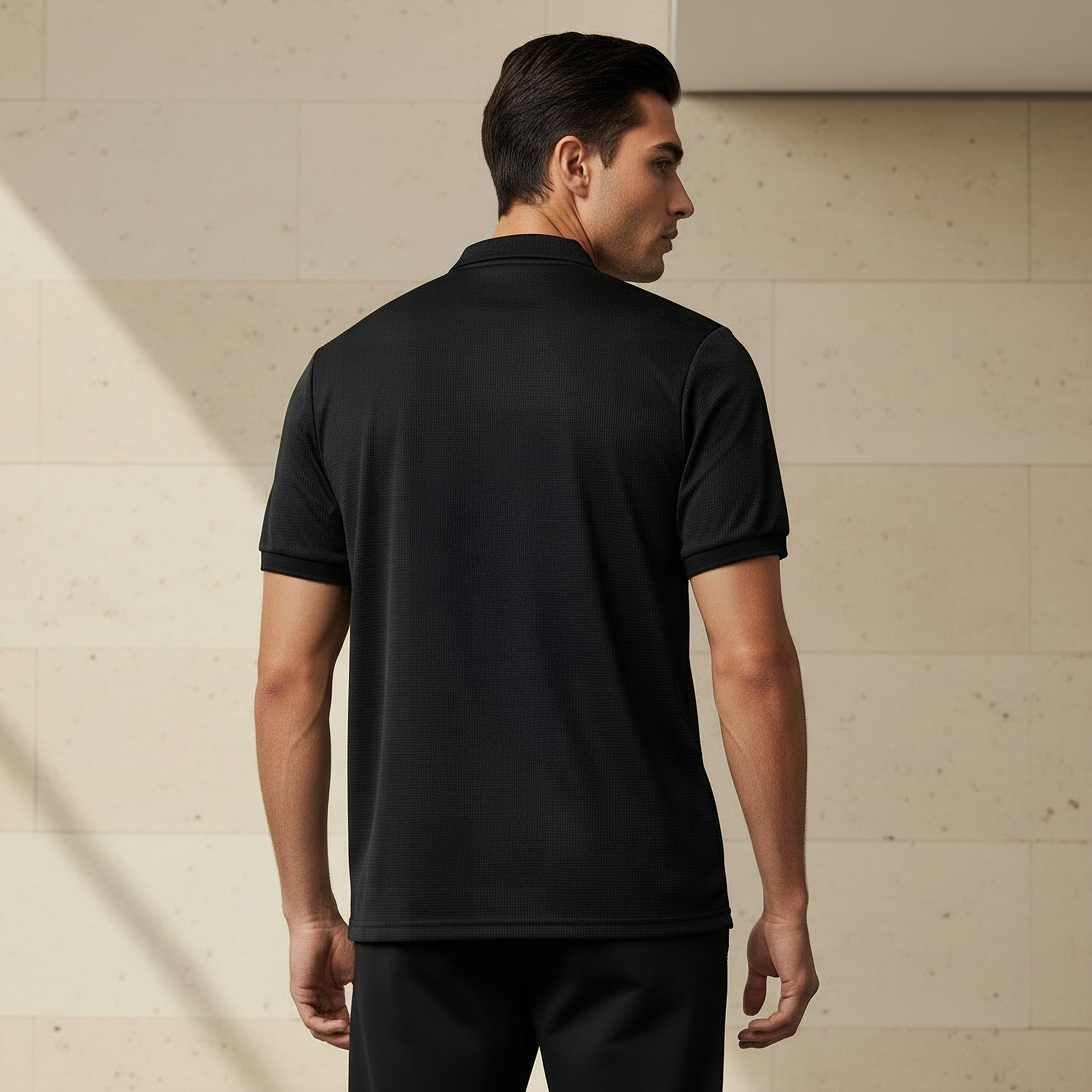 Men Short Sleeves Textured Polo T-shirt-men-clothing-tshirtsandpolos-polos-image-3