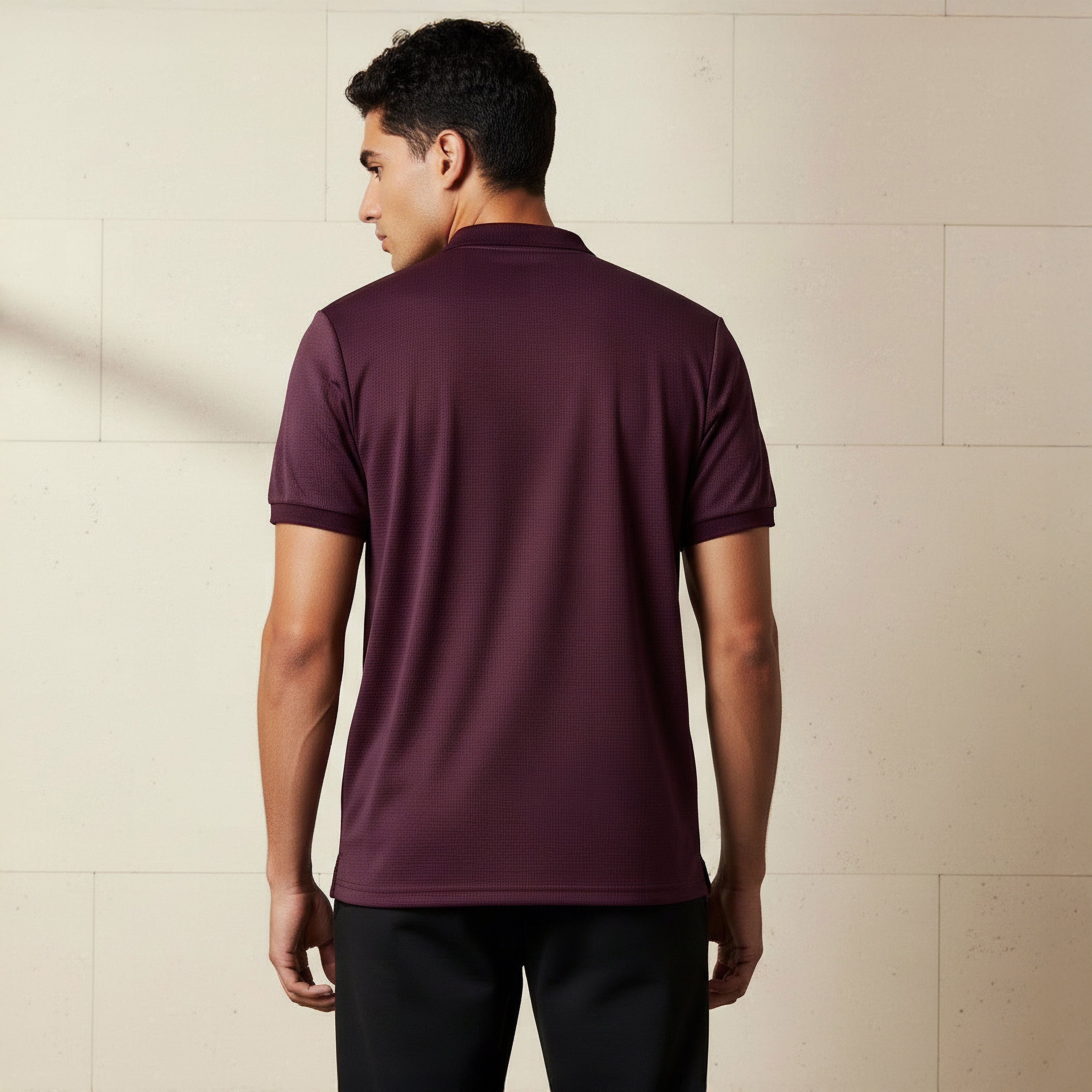 Men Short Sleeves Textured Polo T-shirt-men-clothing-tshirtsandpolos-polos-image-3