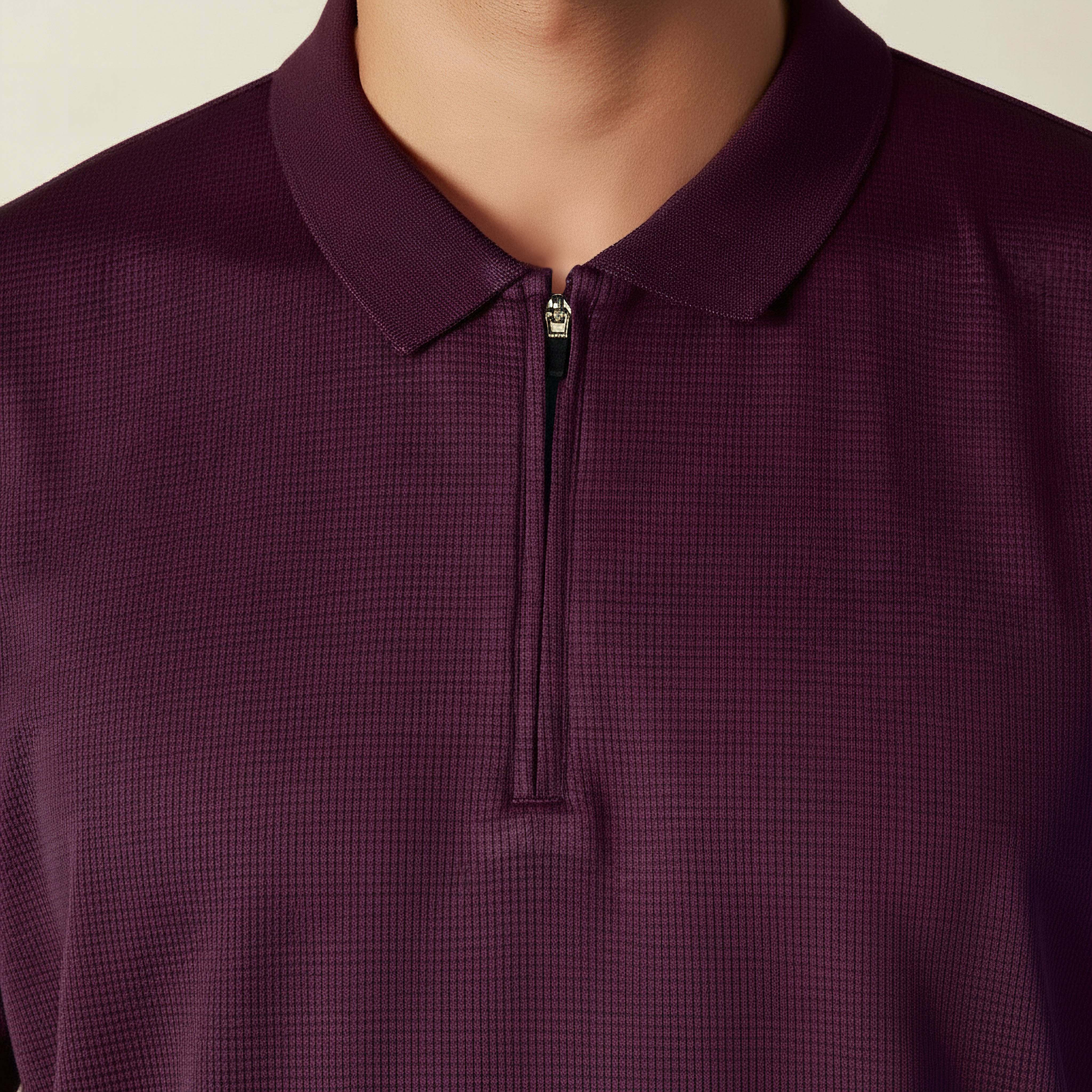 Men Short Sleeves Textured Polo T-shirt-men-clothing-tshirtsandpolos-polos-image-4