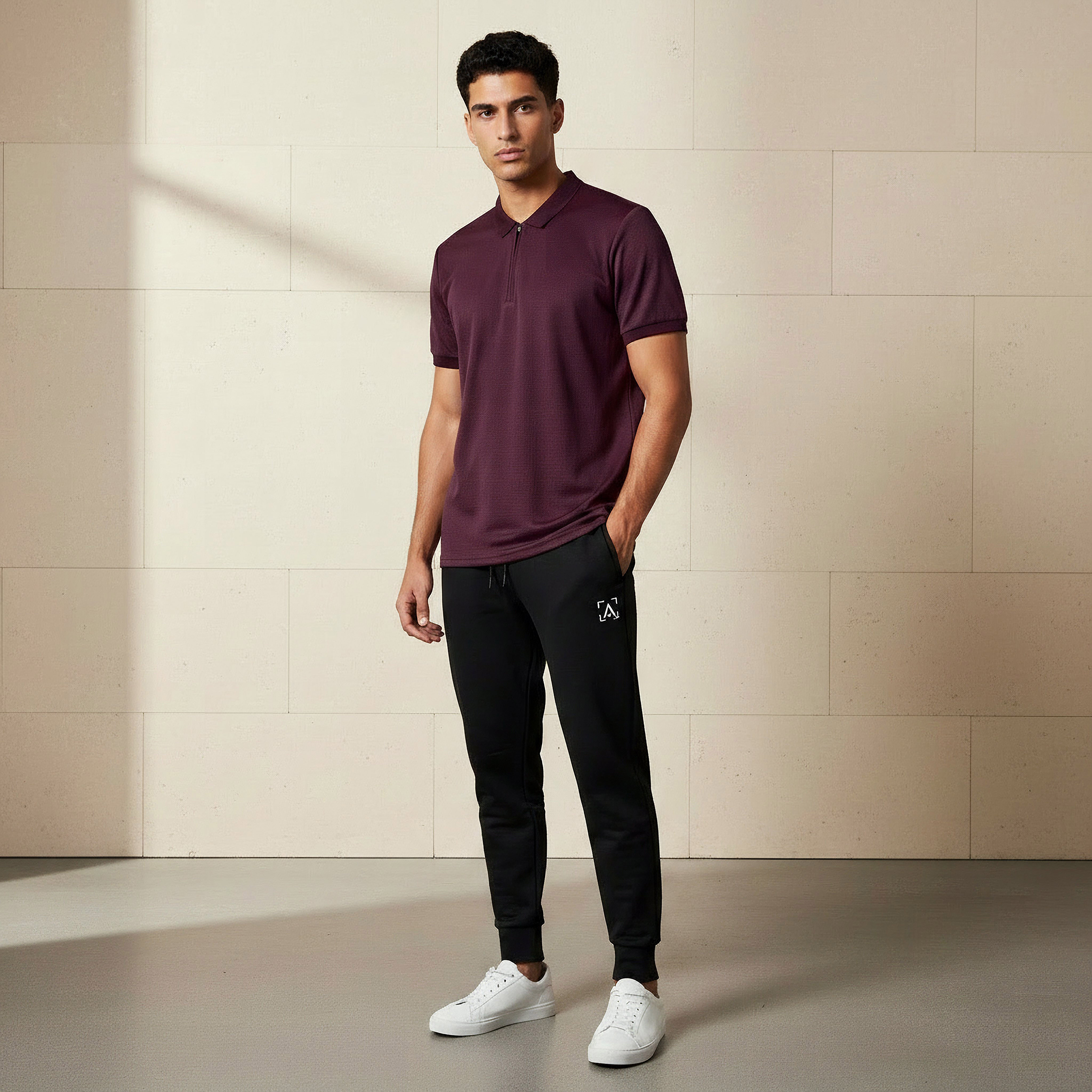 Men Short Sleeves Textured Polo T-shirt-men-clothing-tshirtsandpolos-polos-image-5