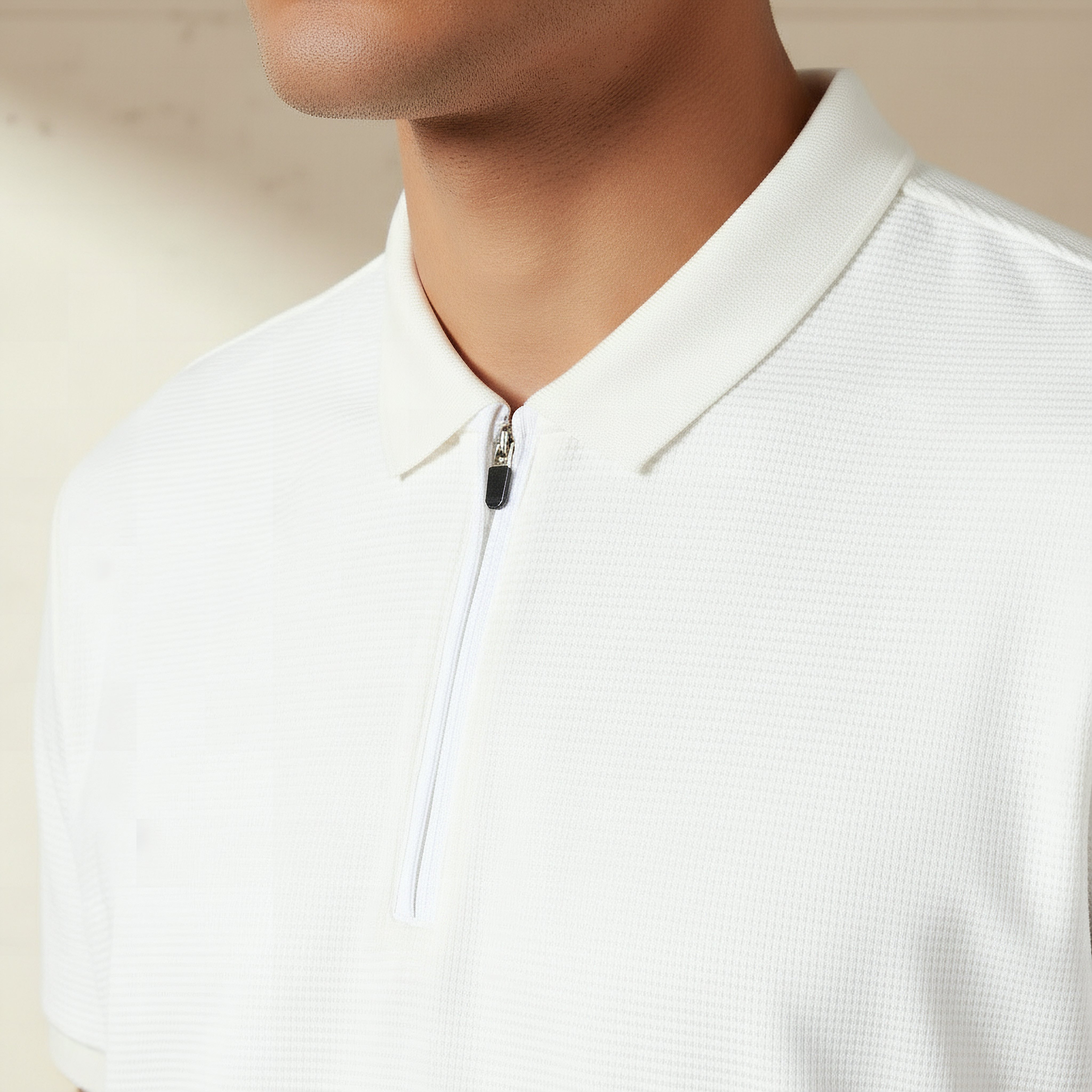 تيشيرت بولو بارز الملمس بأكمام قصيرة للرجال-men-clothing-tshirtsandpolos-polos-image-4