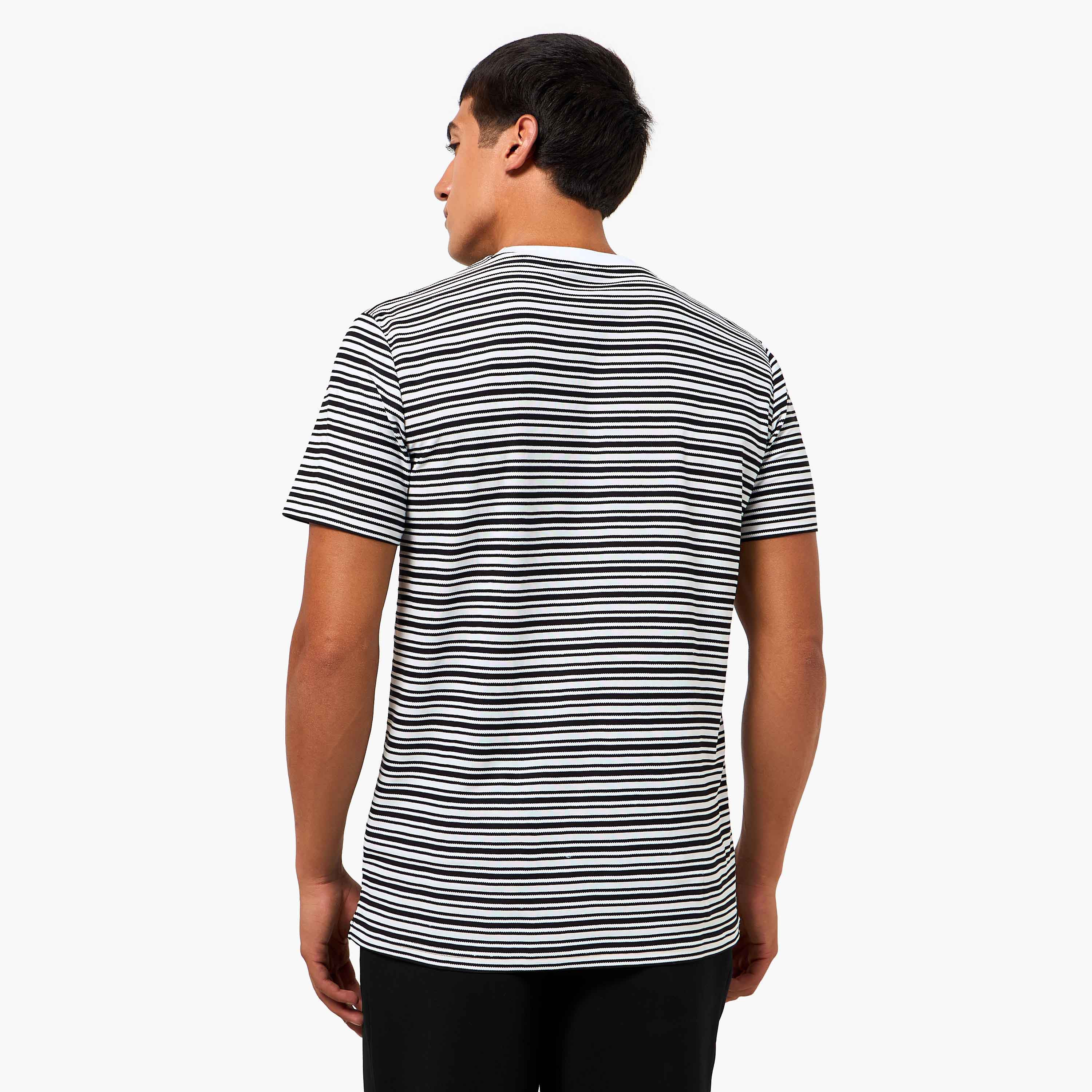 Men Regular Fit Crew Neck Short Sleeves Striped T-shirt-men-clothing-tshirtsandpolos-tshirts-image-4