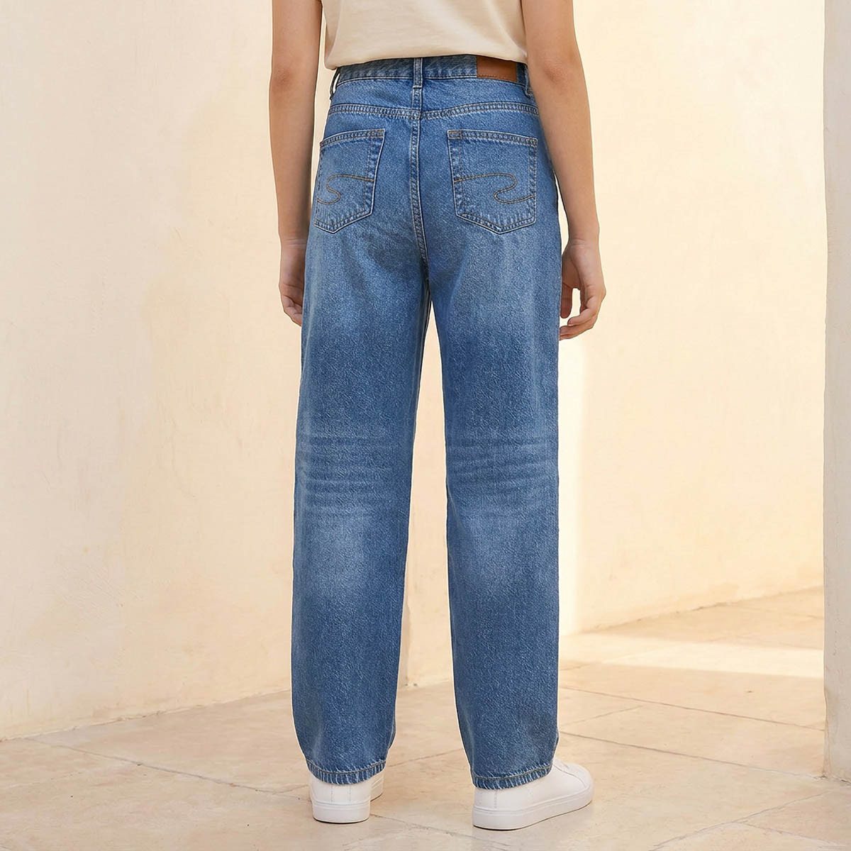 Lee Cooper Women Straight Fit High-Rise Jeans-women-clothing-bottoms-jeans-image-4