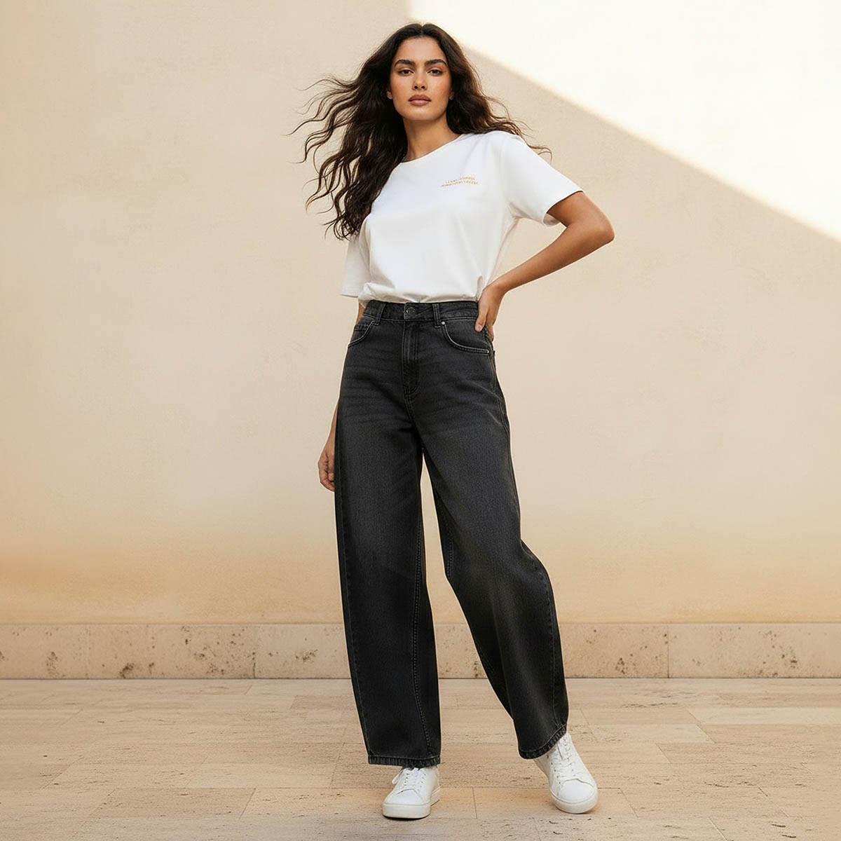 بنطلون جينز بقصّة مستقيمة وخصر مرتفع للنساء من لي كوبر-women-clothing-bottoms-jeans-image-3