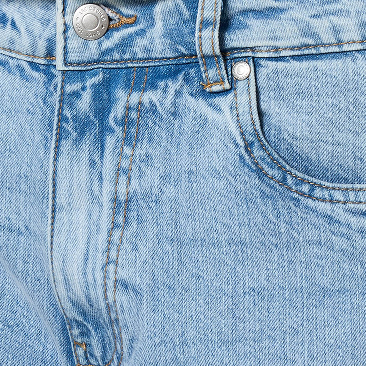 Lee Cooper Wide Leg Button Waist Jeans with Pockets Cotton-women-clothing-bottoms-jeans-image-2